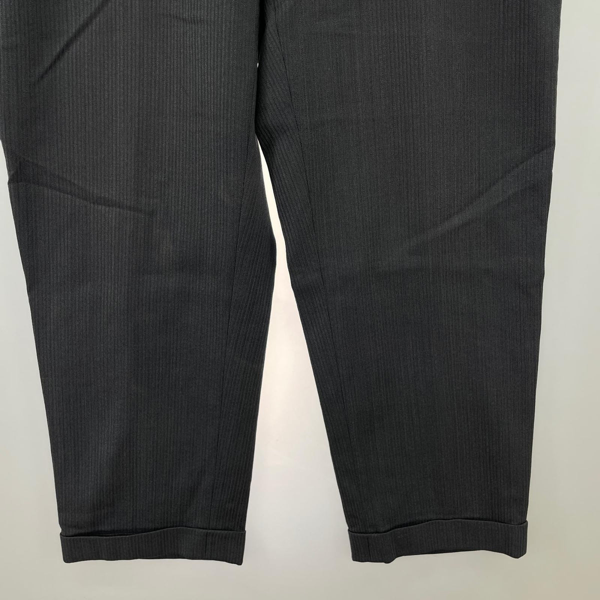 パンツ 60s talon ストライプスラックス コットンポリ W34 GRY グレー