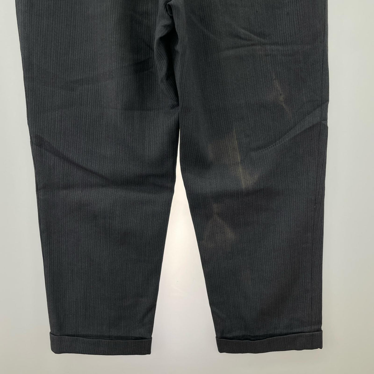 パンツ 60s talon ストライプスラックス コットンポリ W34 GRY グレー