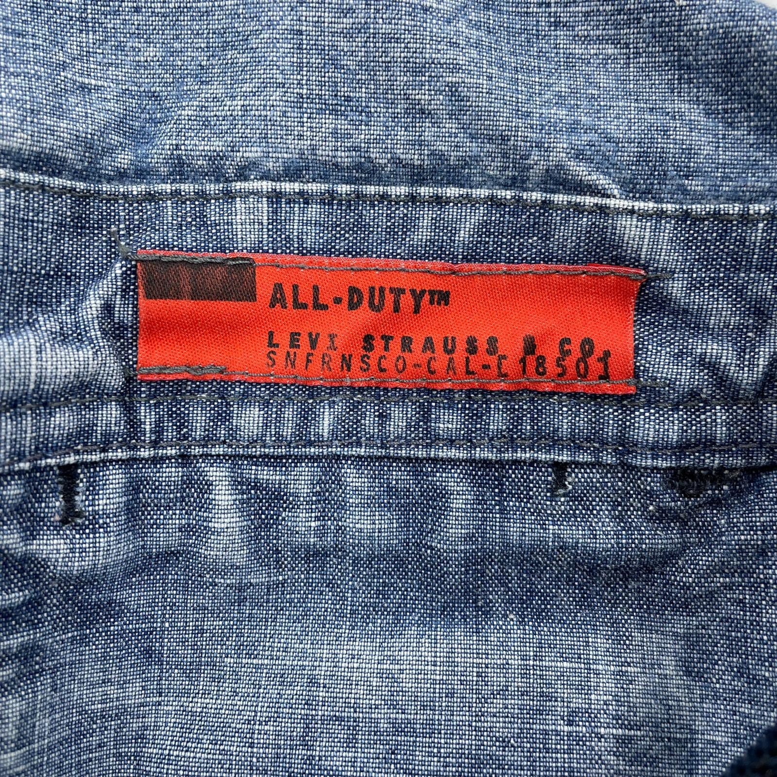 オーバーオール ALL-DUTY デニムオーバーオール ブルー