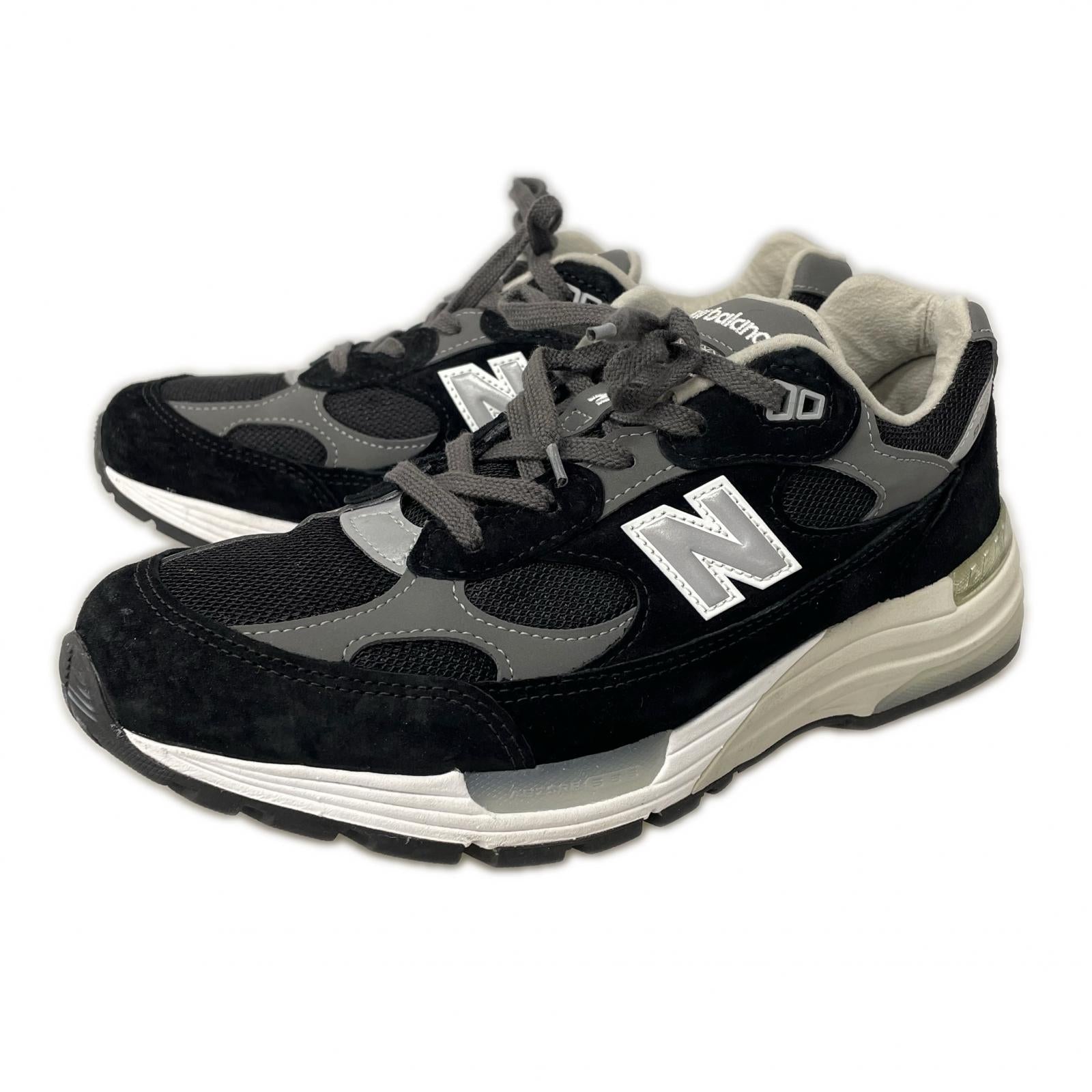 スニーカー USA製 992 ローカットスニーカー 黒 28.0cm 28cm (US10 UK9 1/2 EU46) ブラック