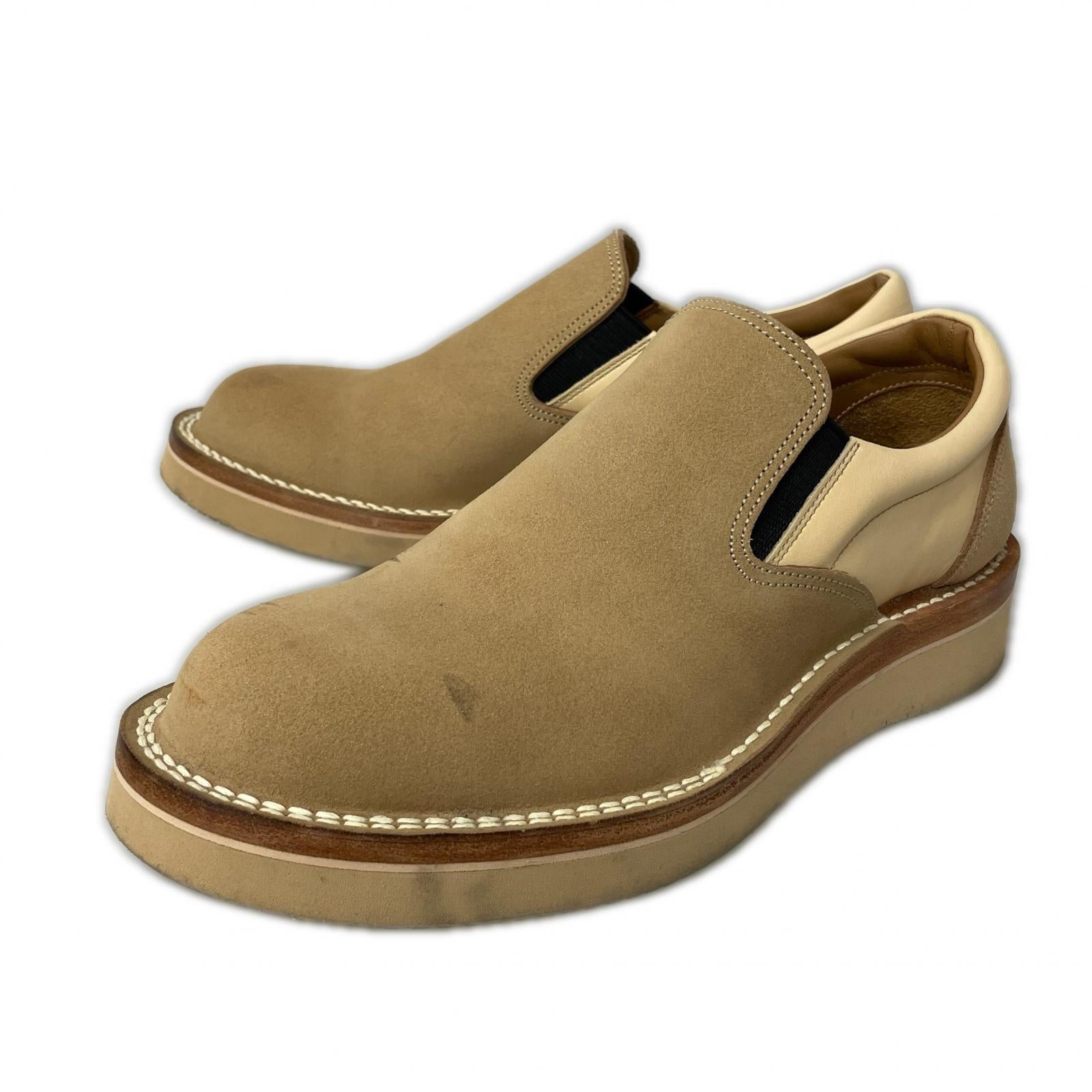ブーツ SLIP ON EASY BOOTS TAN RO ベージュ