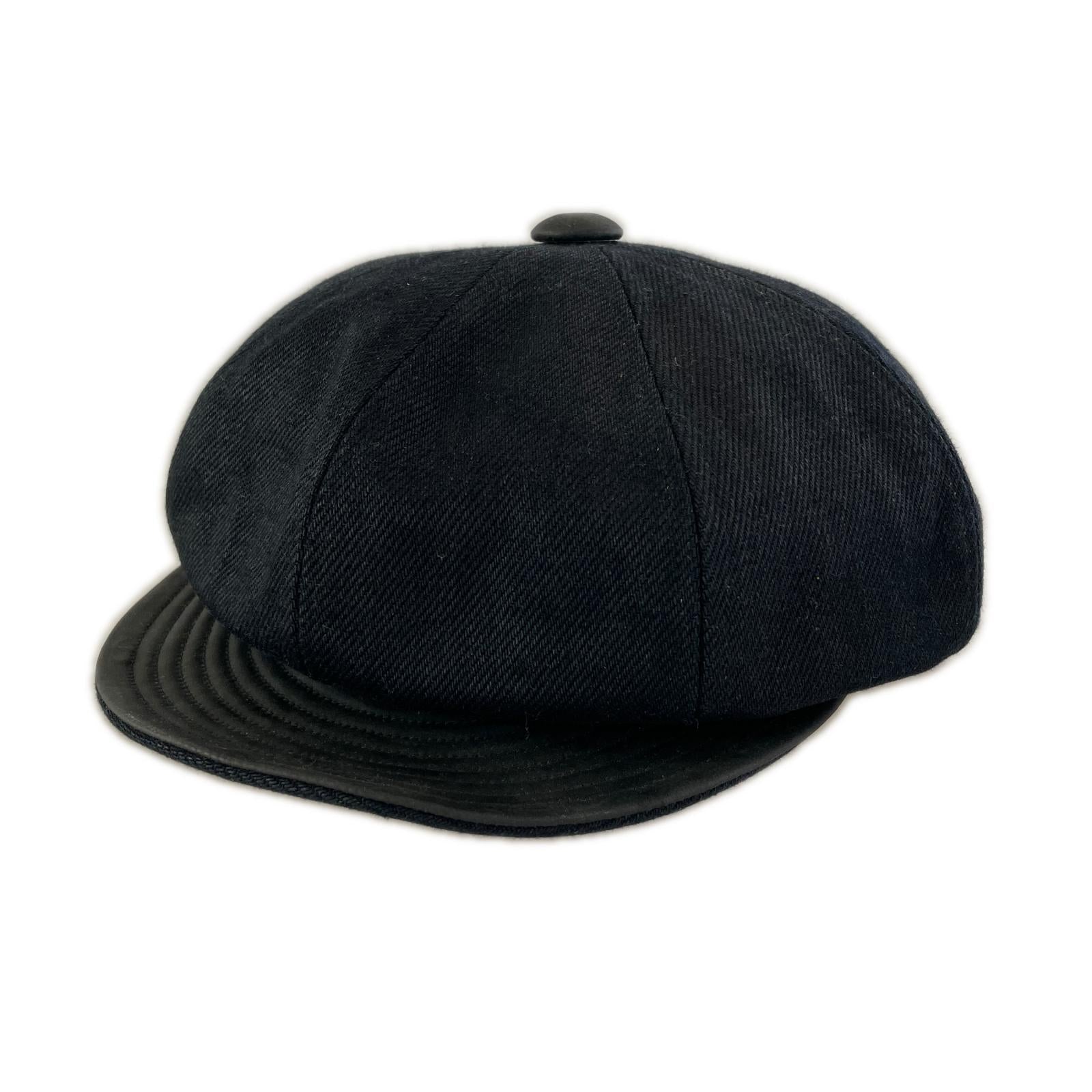 キャップ DUNCH HAT denim ブラック