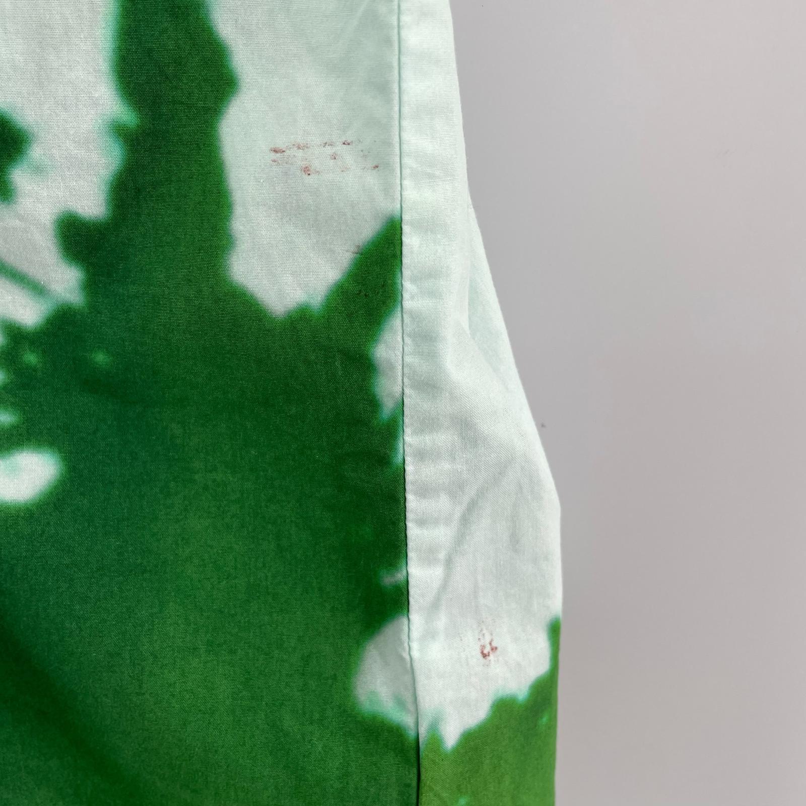 半袖シャツ DRIES VAN NOTEN Len Lye アロハシャツ サイズ48 サックス 48