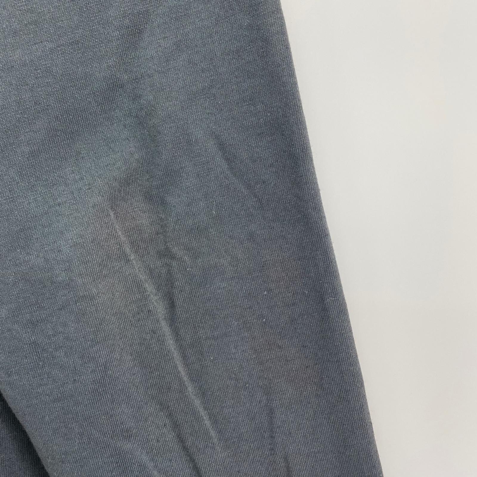 長袖Tシャツ STONE ISLAND 80~90s グリーンエッジ ハーフジップL/Sカットソー M ブラック M ブラック