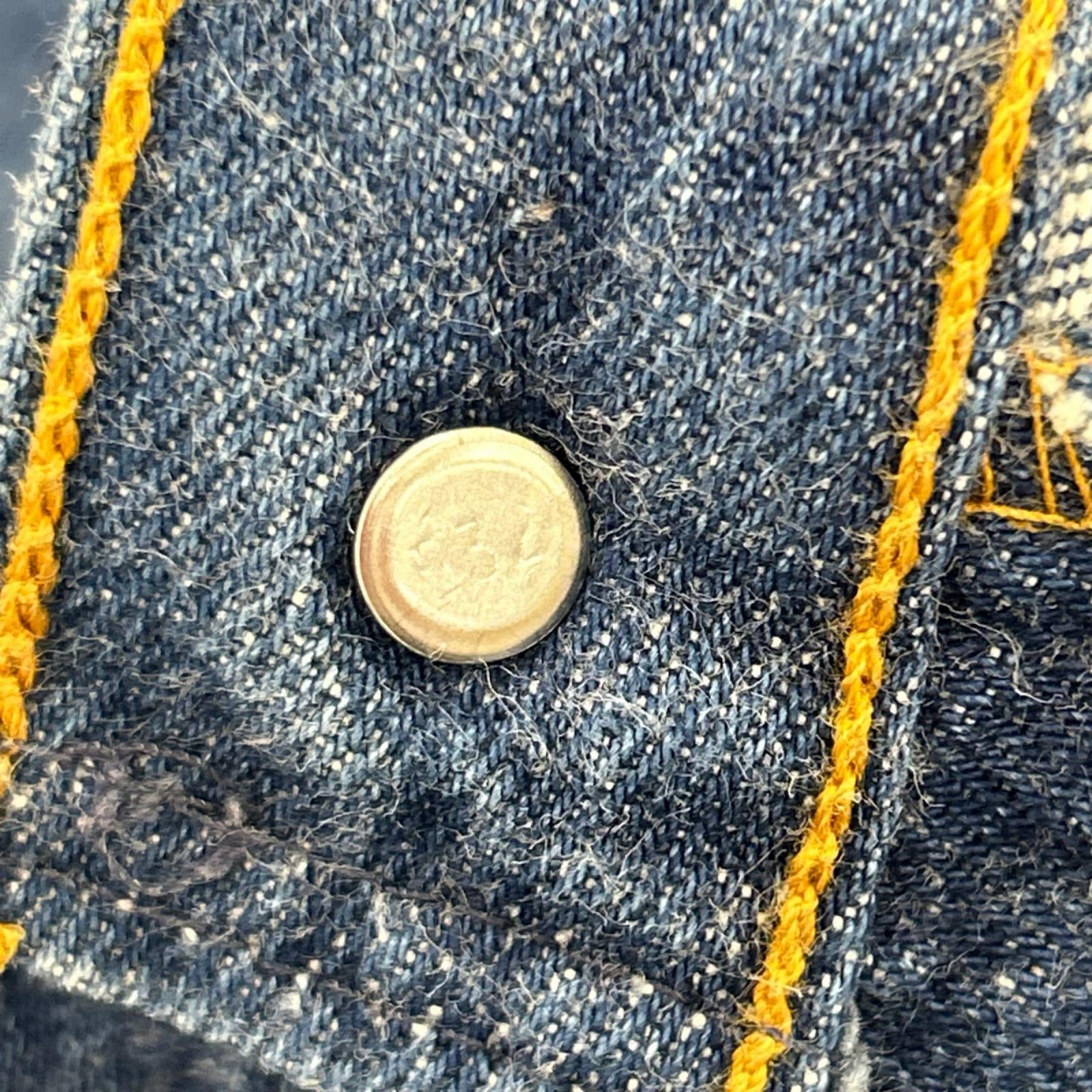 デニムパンツ ボタン裏532 501 90s 青 30 ブルー