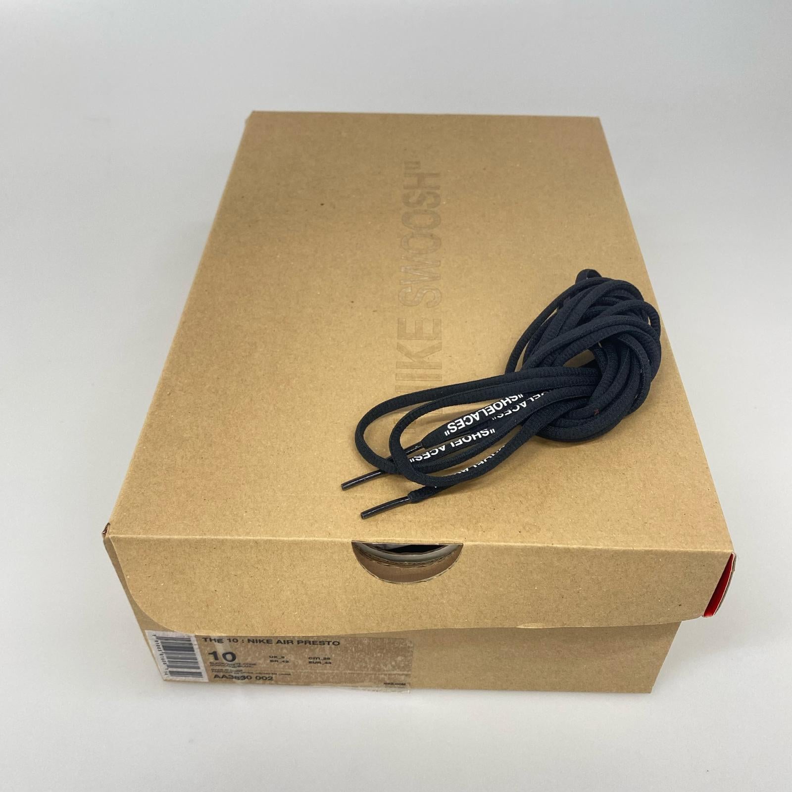 スニーカー × Off-White Air Presto(28.0) 28cm (US10 UK9 1/2 EU46) ブラック