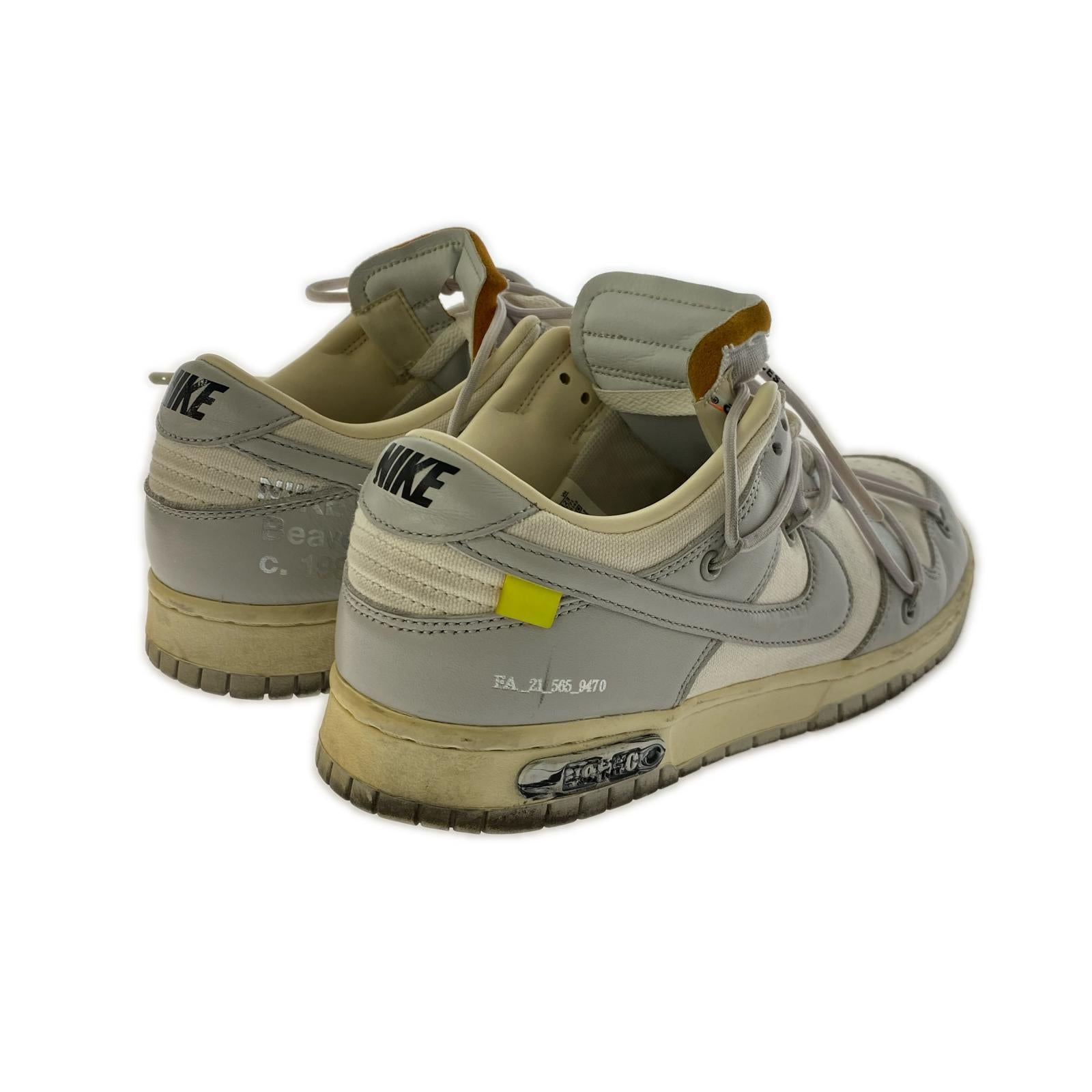 スニーカー Off-White Dunk Low 1 of 50 Lot.49 (27.0) 27.5cm (US9 1/2 UK9 EU45)