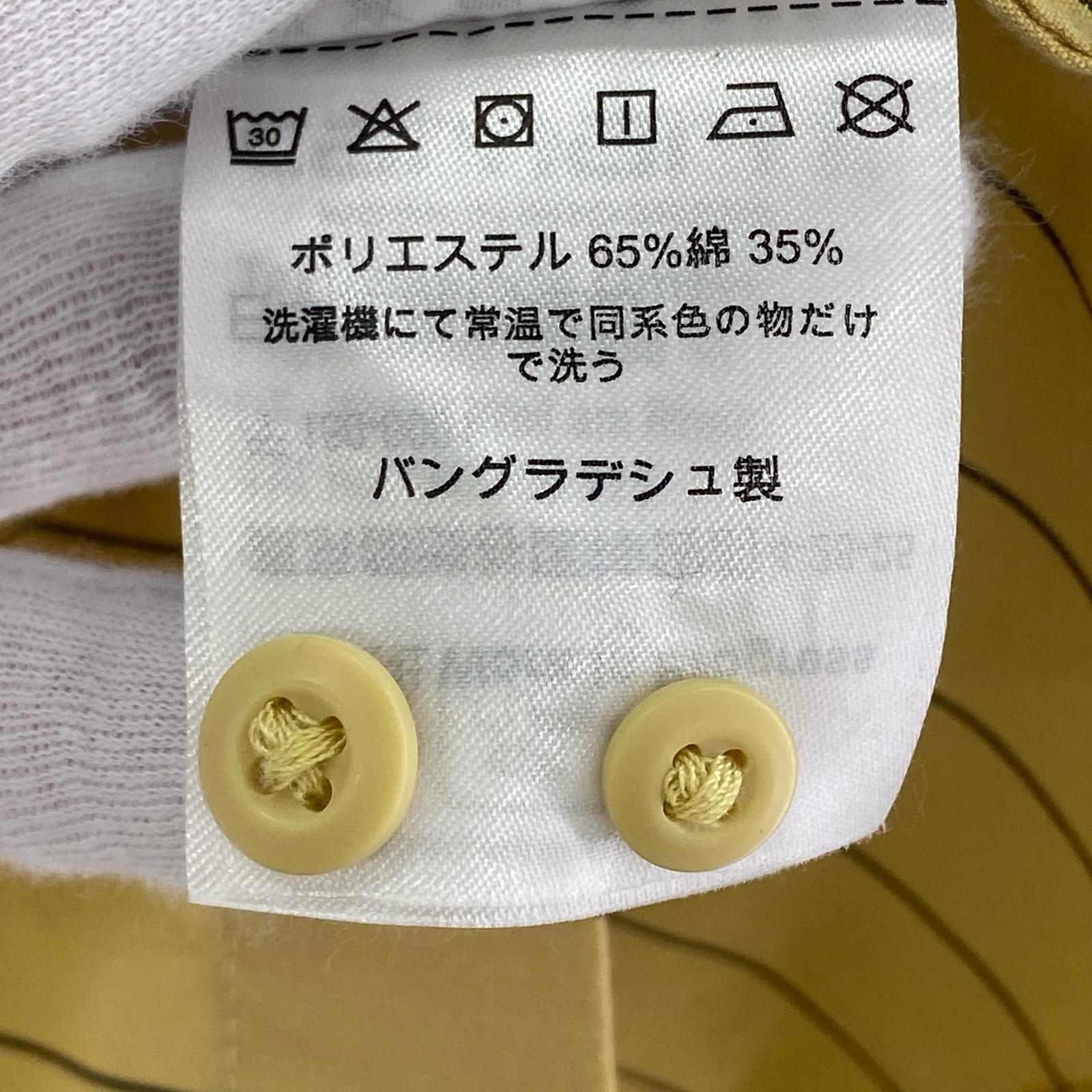 半袖シャツ S/S hendry shirt S イエロー