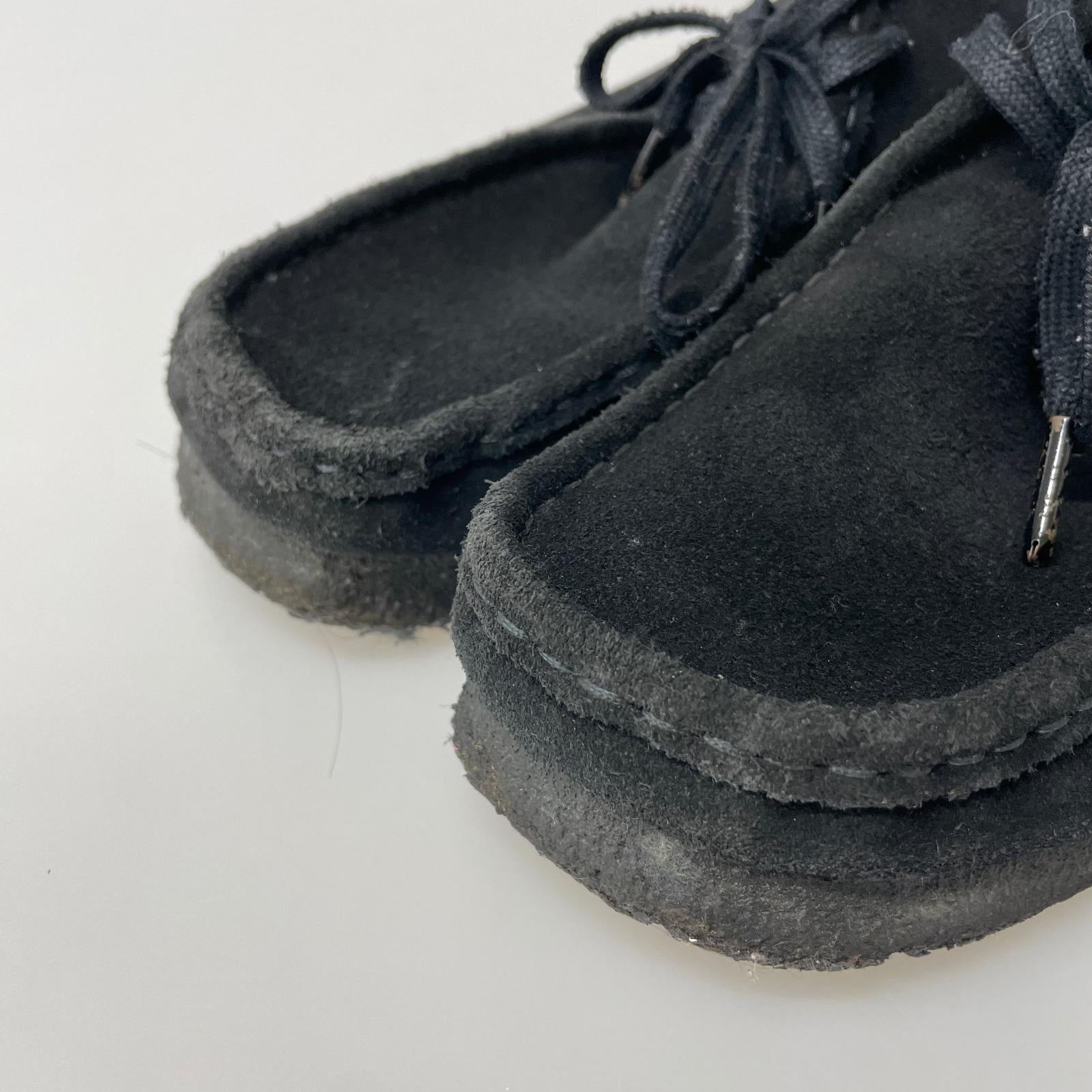 シューズ ワラビー 黒 (UK7.5) 26cm (US8 UK7 1/2 EU42) ブラック
