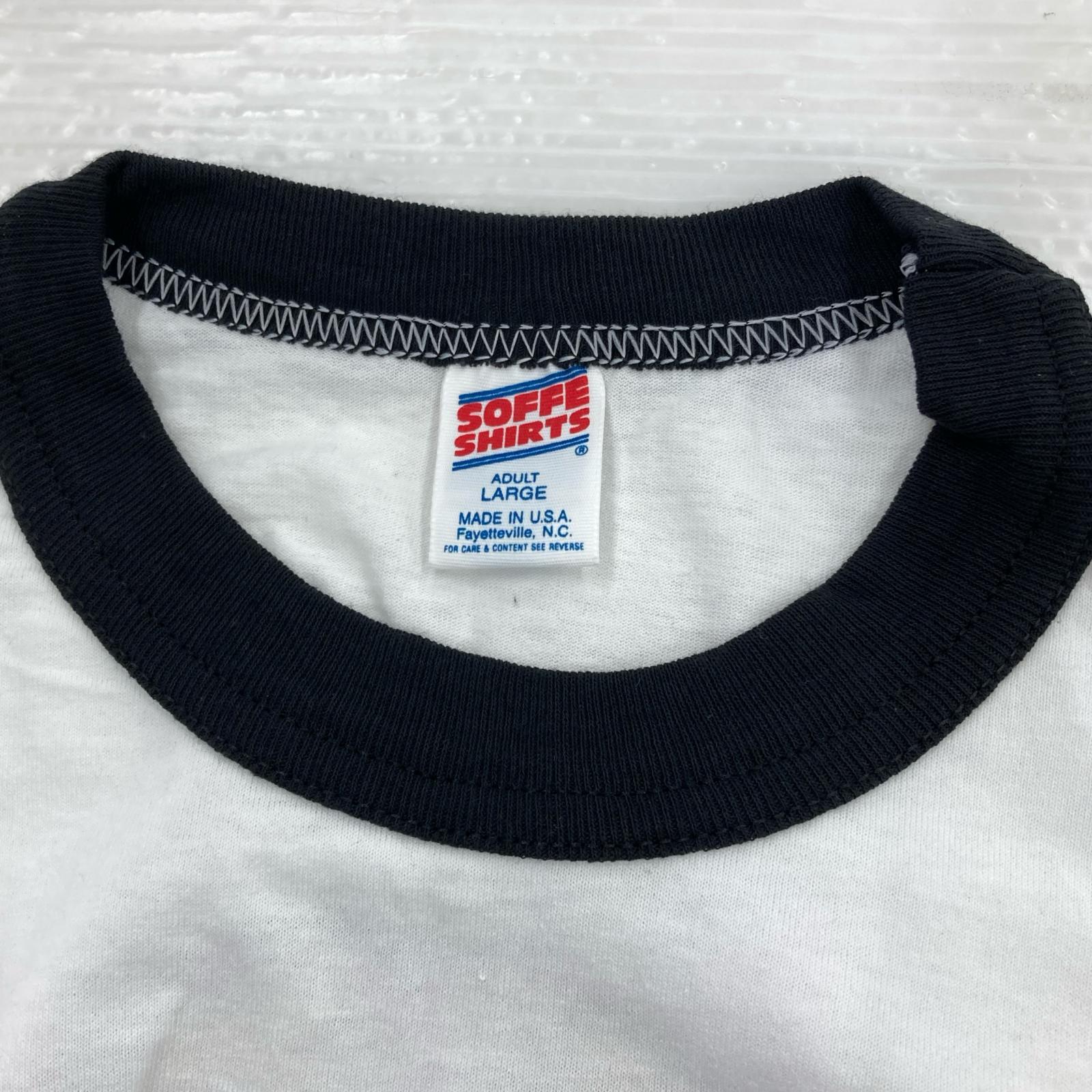 半袖Tシャツ アラニスモリセット リンガーtee 1995 L ホワイト