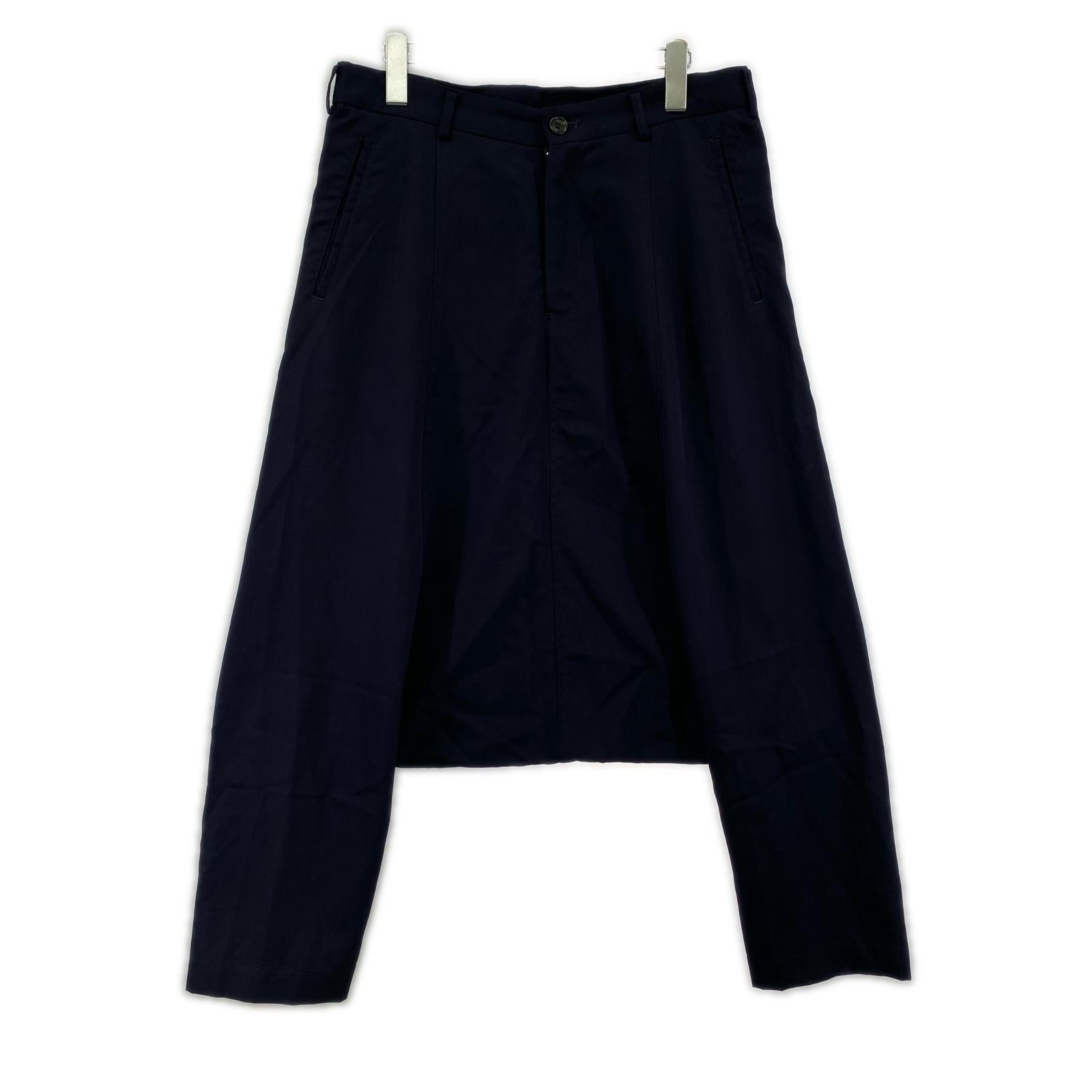 ショートパンツ COMME des GARCONS サルエルパンツ S ネイビー