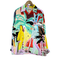 長袖シャツ WACKO MARIA 22AW YULA パラダイス図 HAWAIIAN SHIRT M M マルチカラー
