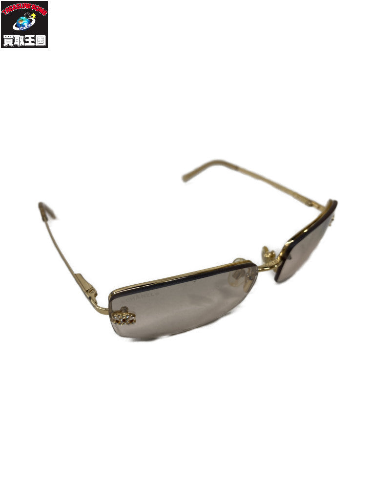 CHANEL ラインストーン ココマーク サングラス 4093-B