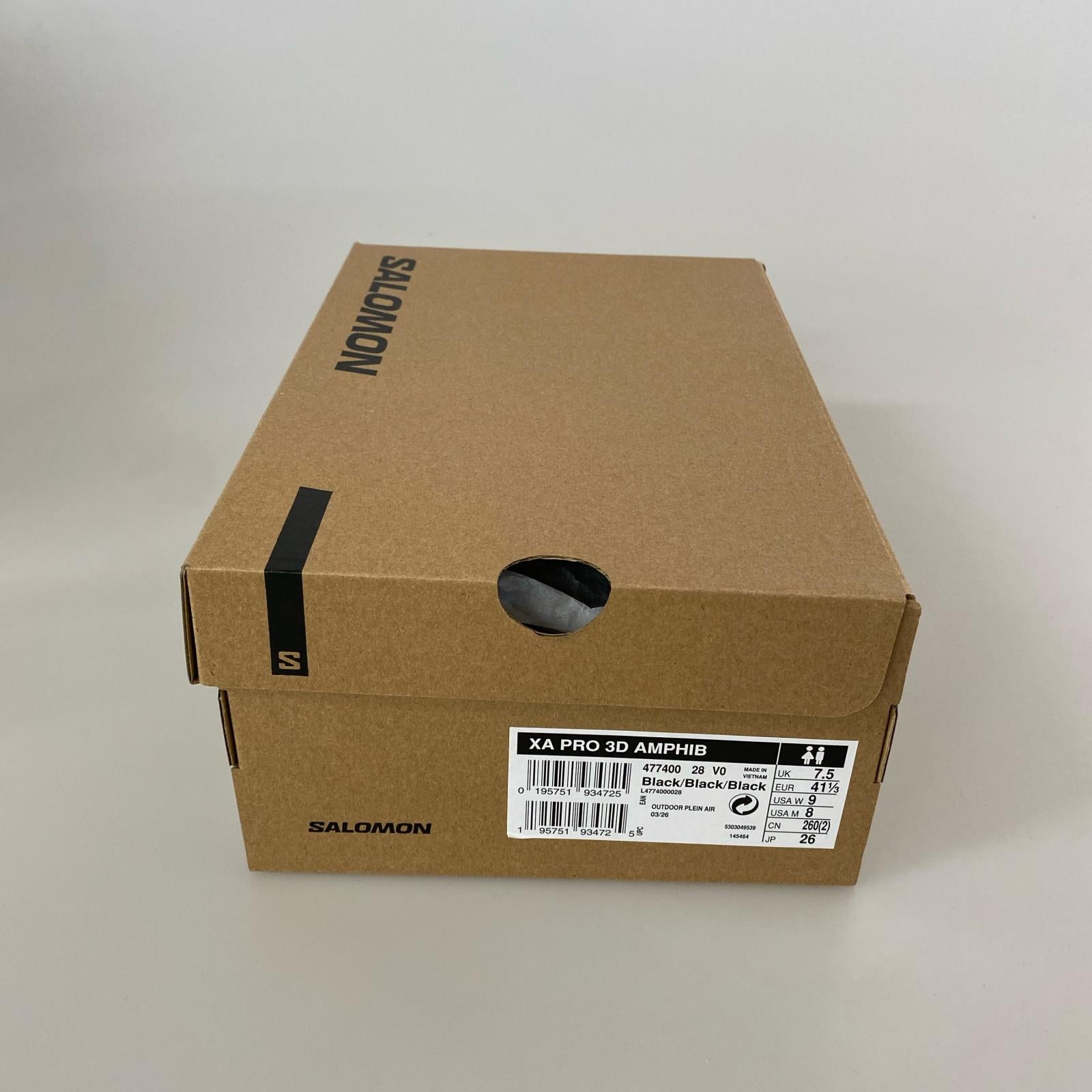 スニーカー xa pro 3d amphib スニーカー 26cm 26cm (US8 UK7 1/2 EU42) ブラック