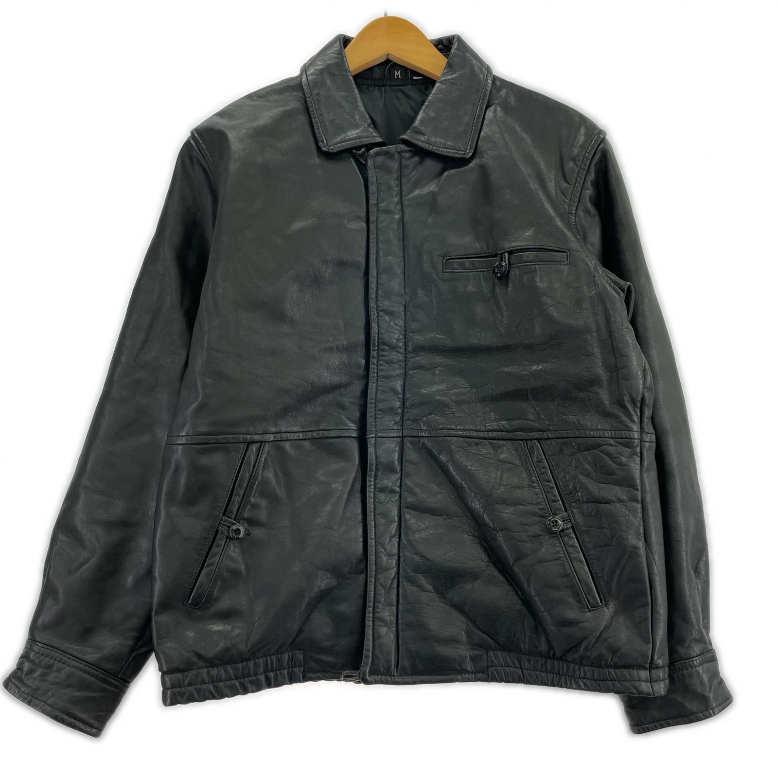 レザージャケット BLK M M ブラック