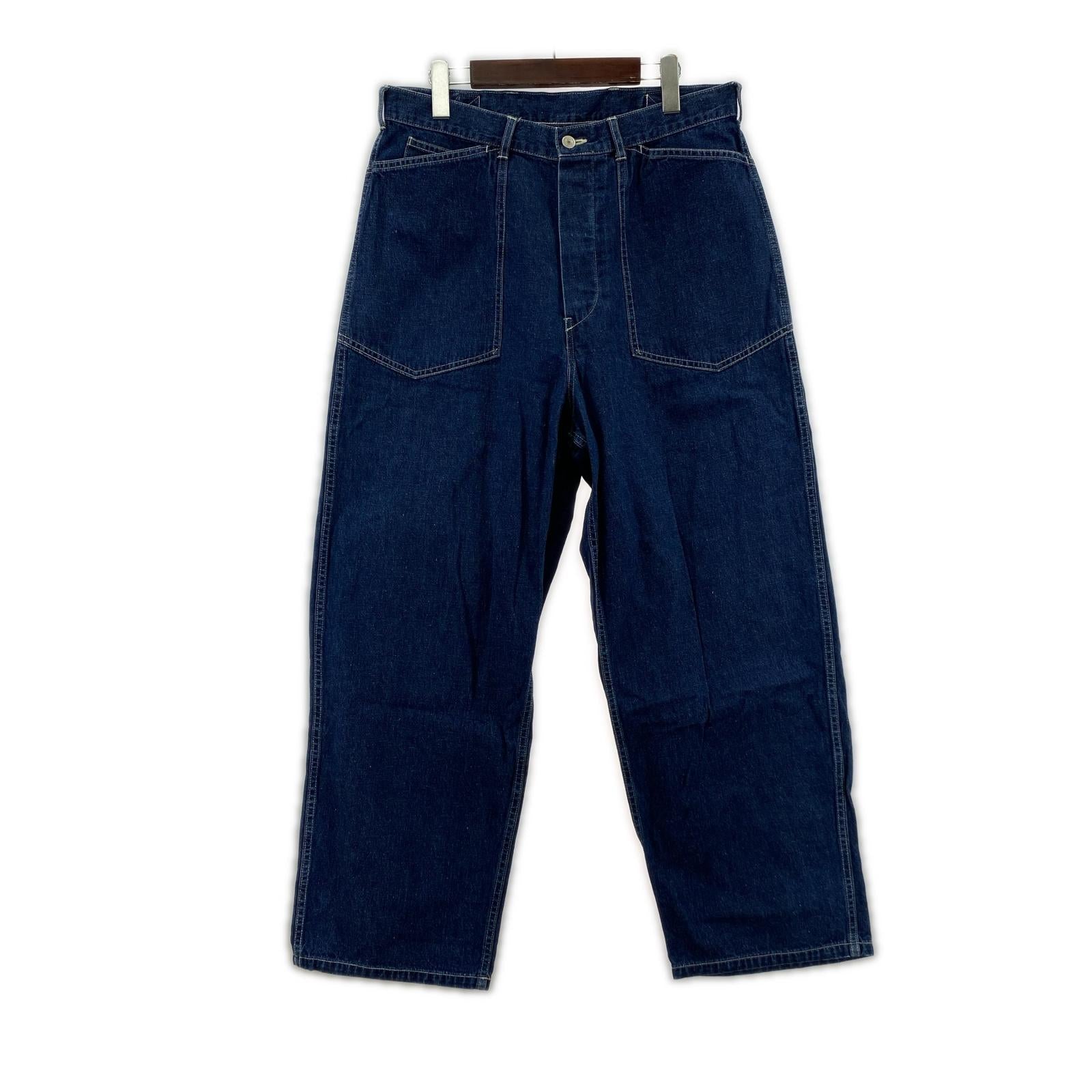 デニムパンツ 23AW NEPP MILITARY DENIM インディゴ (実寸34)