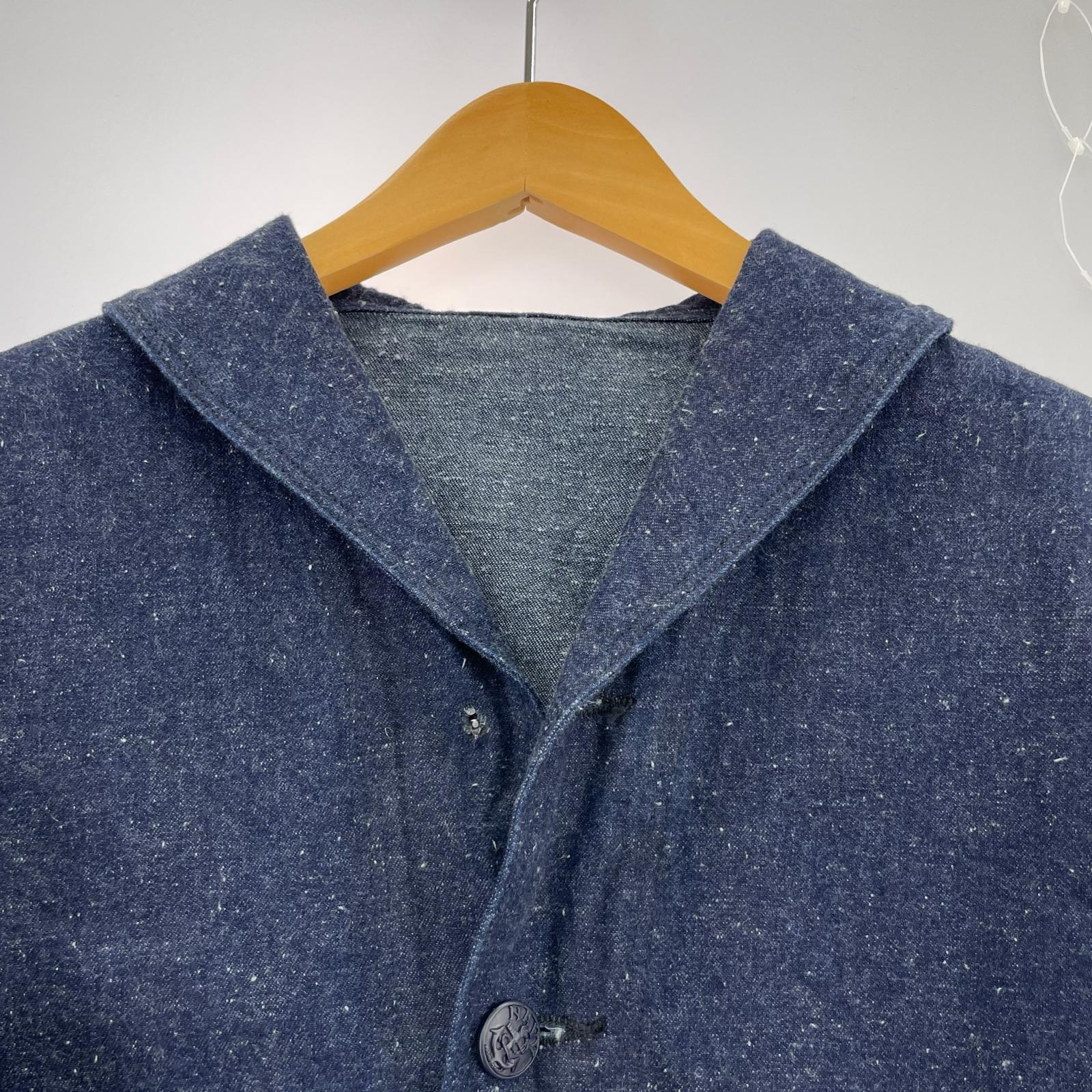 デニムジャケット TCB JEANS カバーオール インディゴ (38) 38 ネイビー