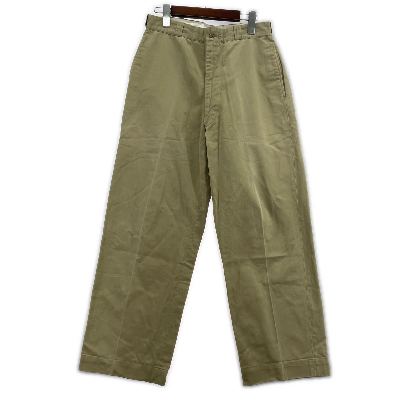 パンツ 50~60S U.S.ARMY RAPIDジップチノトラウザー カーキ