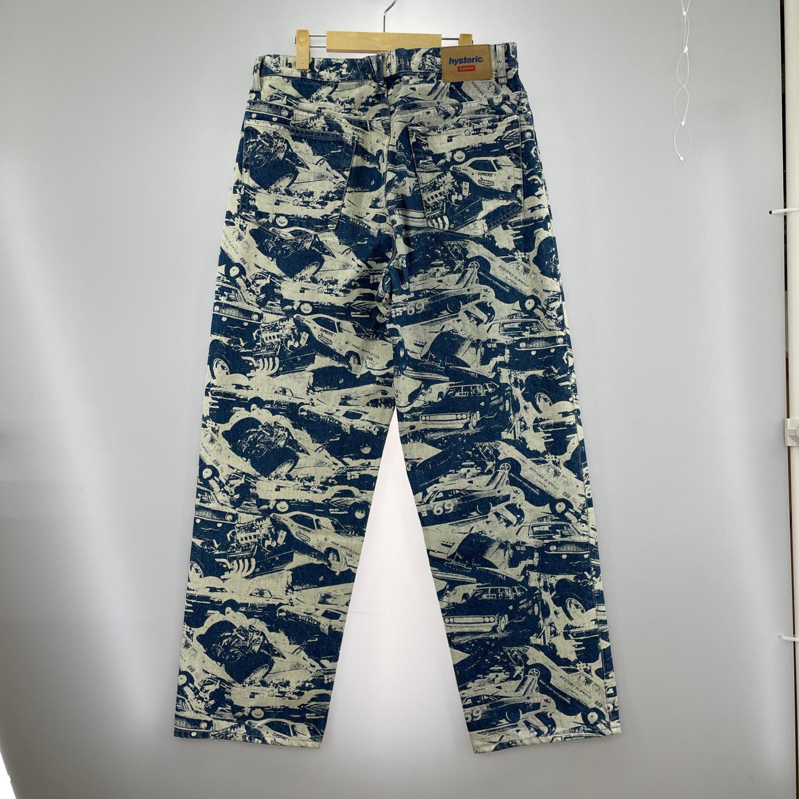デニムパンツ ×HYSTERIC GLAMOUR CARS BAGGY JEANS 30 ブルー