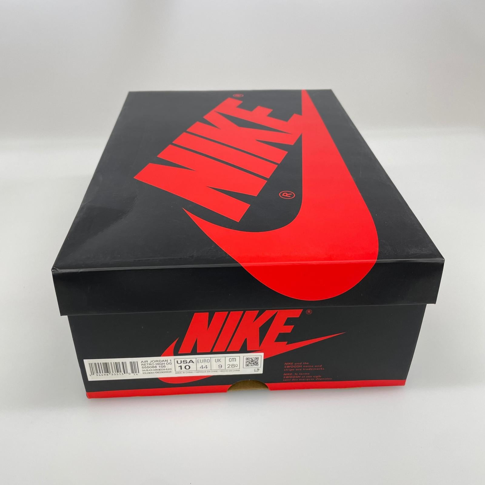 スニーカー AIR JORDAN 1 RETRO HI OG DARK MOCHA 28cm 28cm (US10 UK9 1/2 EU46)
