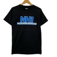 半袖Tシャツ 初期 NH1プリント 黒 (S) S ブラック
