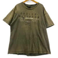 半袖Tシャツ バックプリント (2X) カーキ