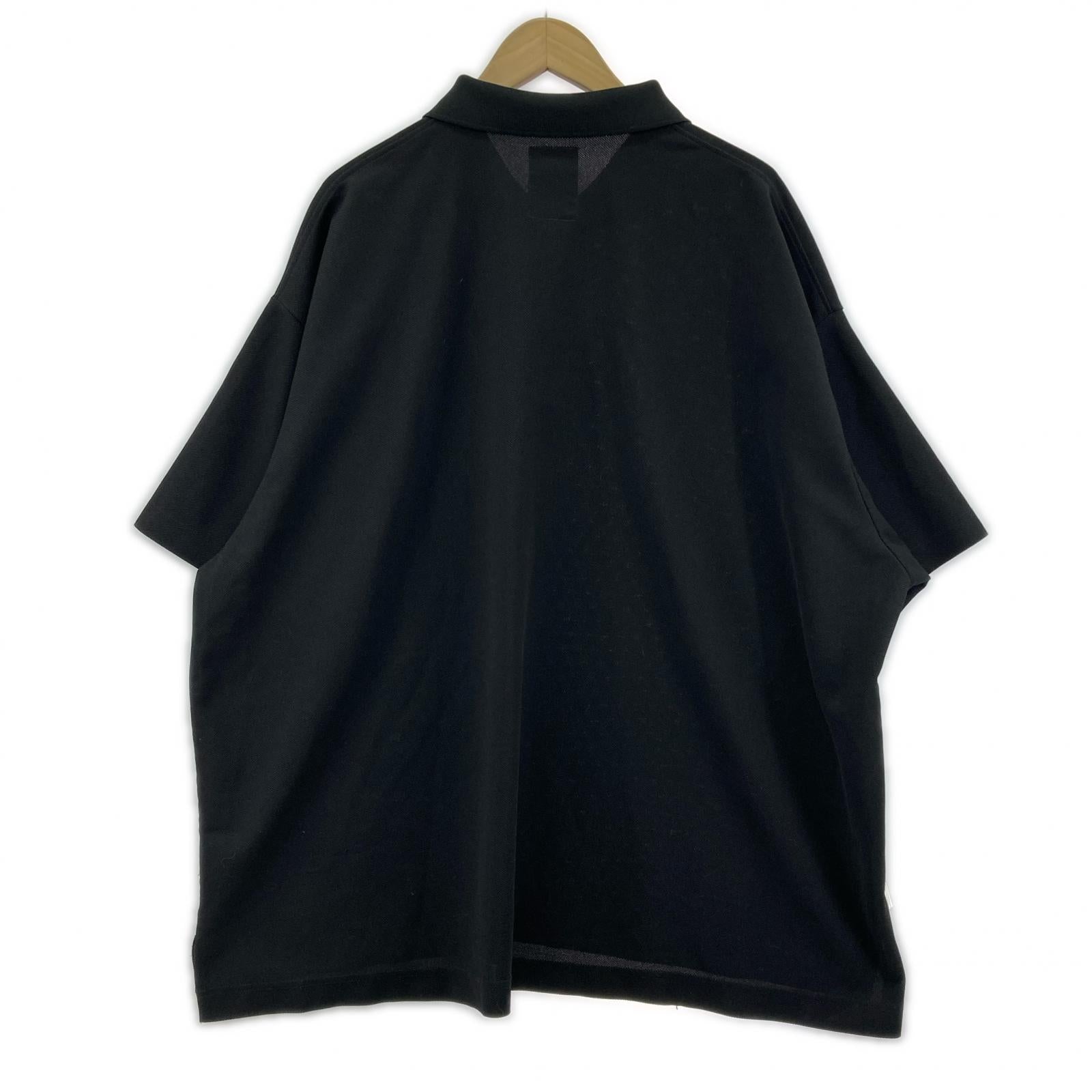 ポロシャツ S.F.C STRIPES FOR CREATIVE オーバーサイズ ビッグポロシャツ XXXXL 黒 ブラック