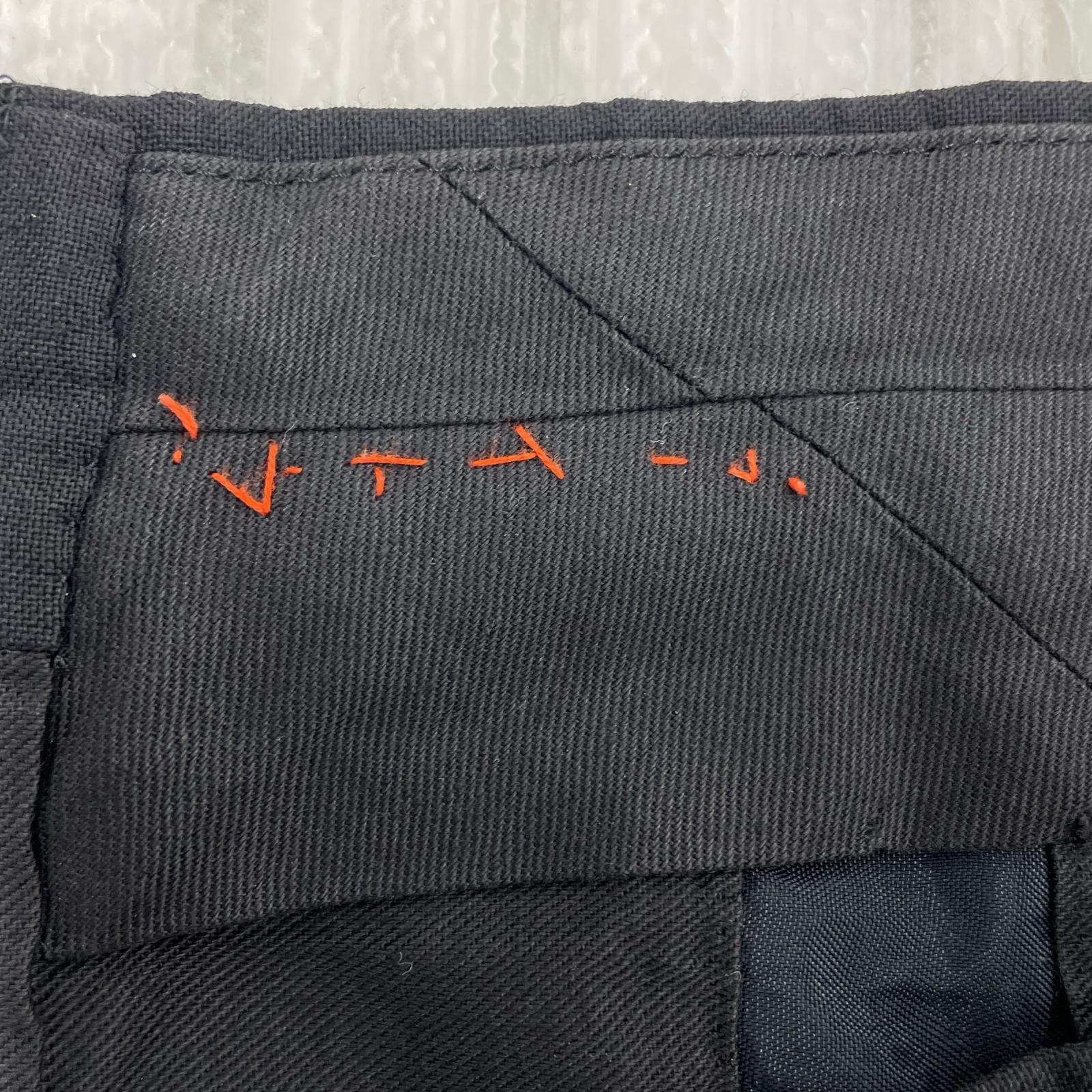 パンツ HOMME DEUX ウールスラックス M ブラック