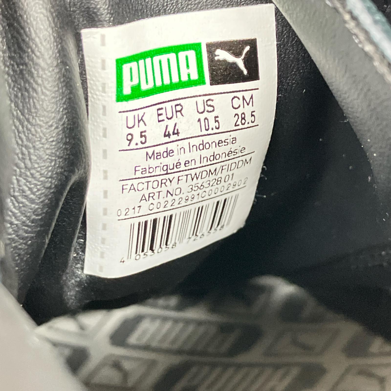 スニーカー PUMA スウェード LUX スニーカー BK 28.5cm 28.5cm (US10 1/2 UK10 EU47) ブラック