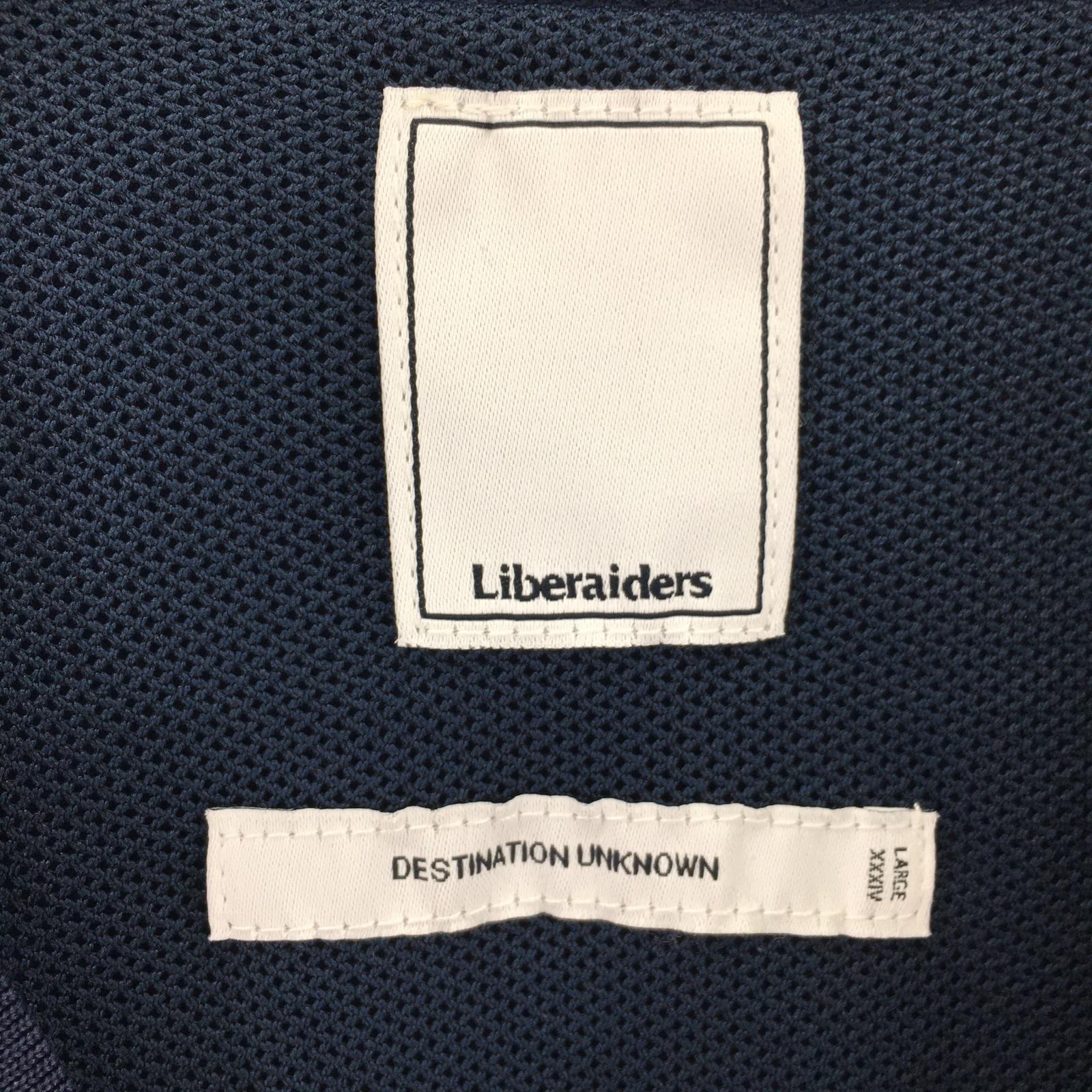 長袖Tシャツ Liberaiders LR NYLON PULLOVER L ネイビー