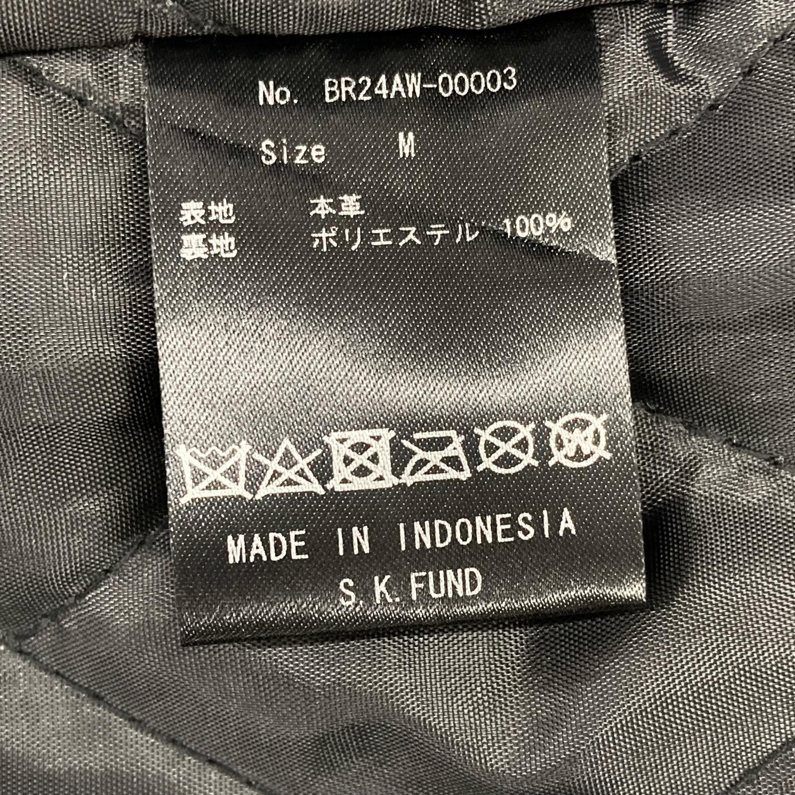 レザージャケット BR24AW-00003 M ブラック