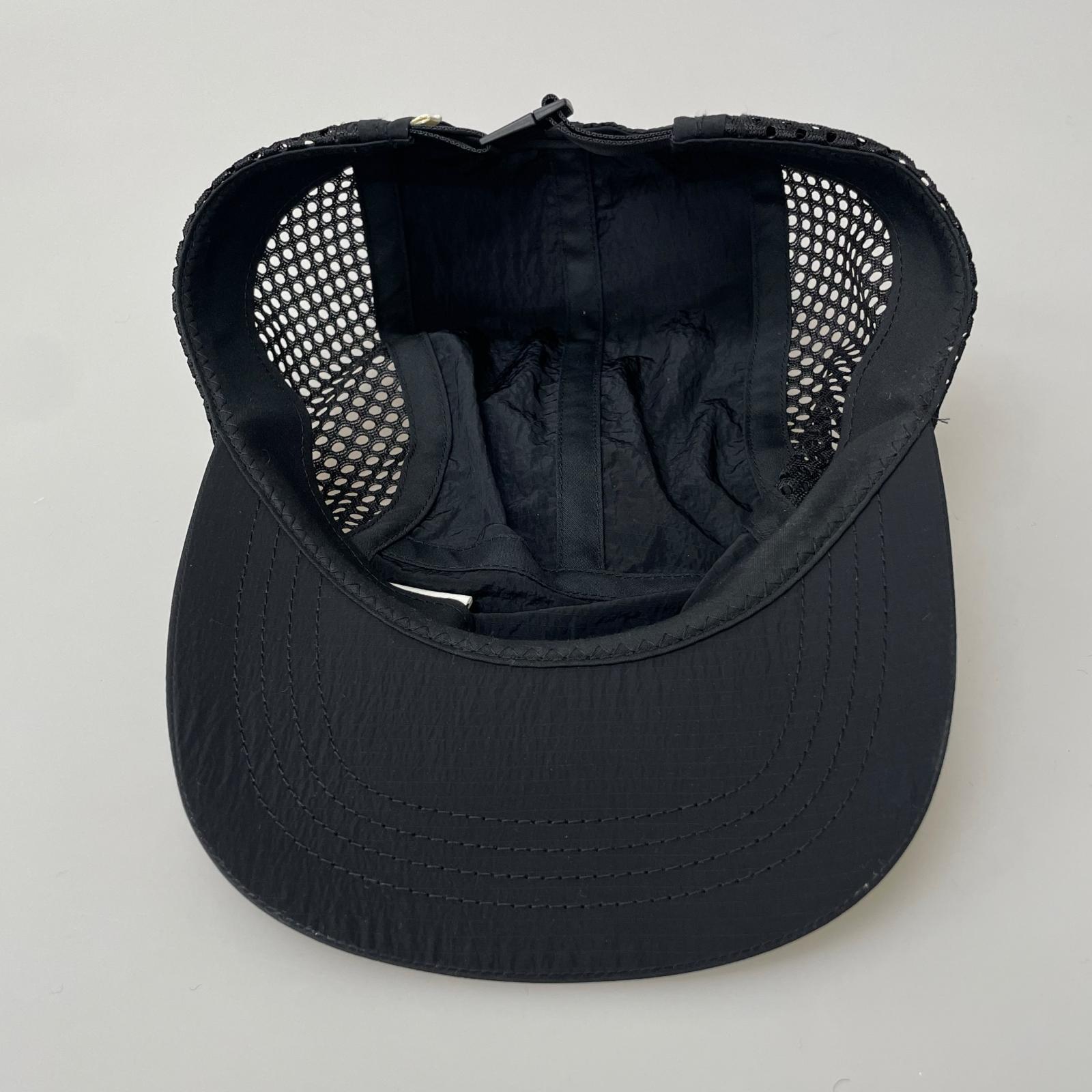 キャップ OVY ナイロンメッシュジェットキャップ 黒 ブラック