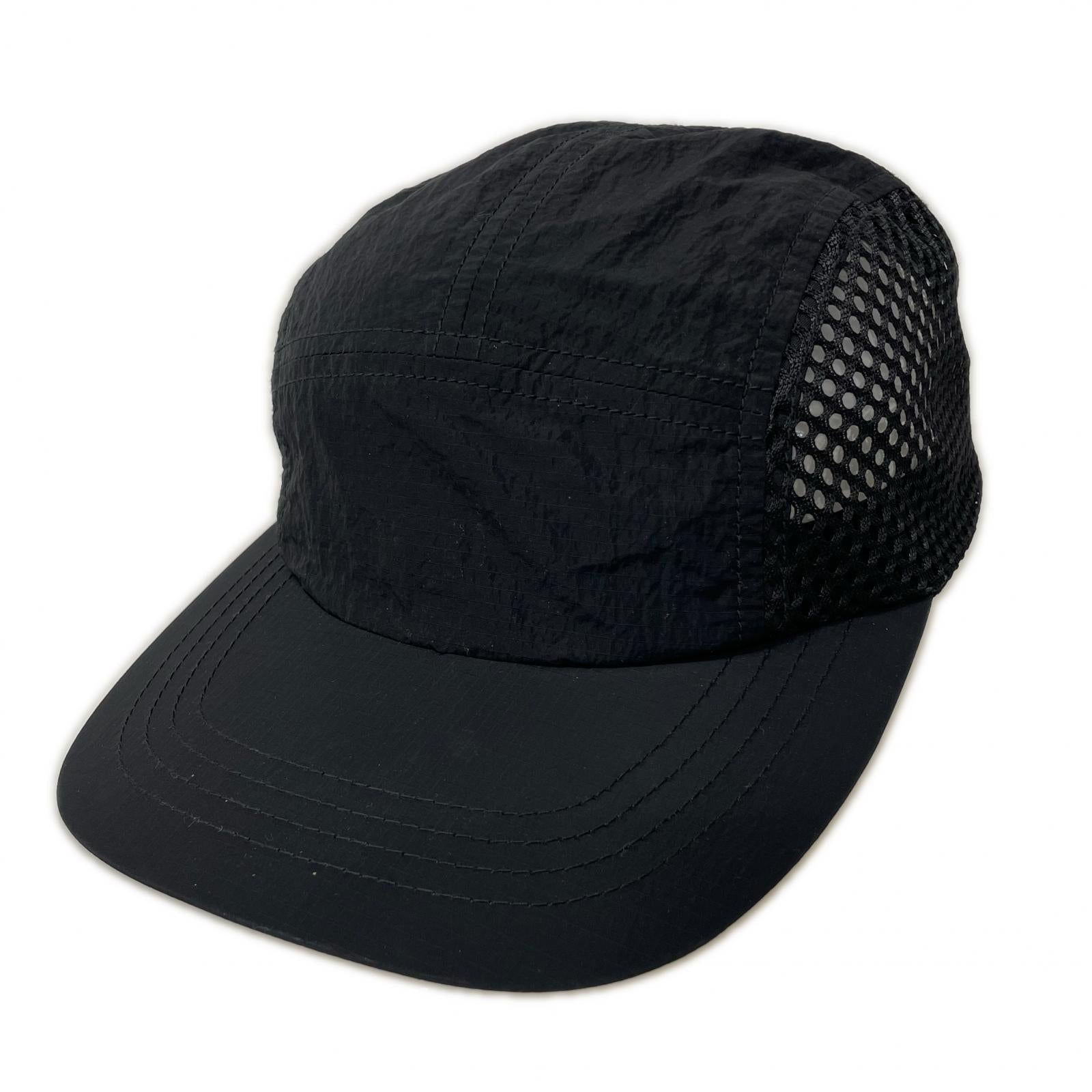 キャップ OVY ナイロンメッシュジェットキャップ 黒 ブラック
