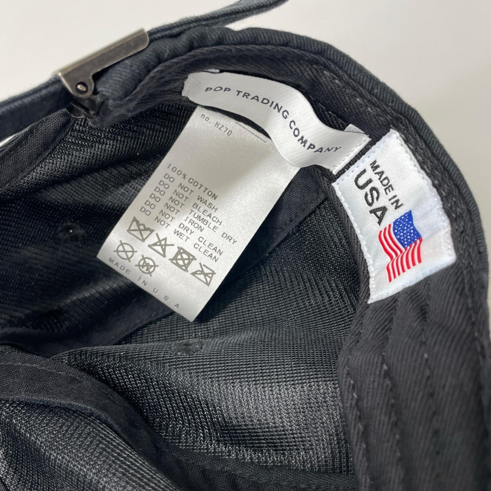 キャップ pop trading company ロゴ 黒 ブラック
