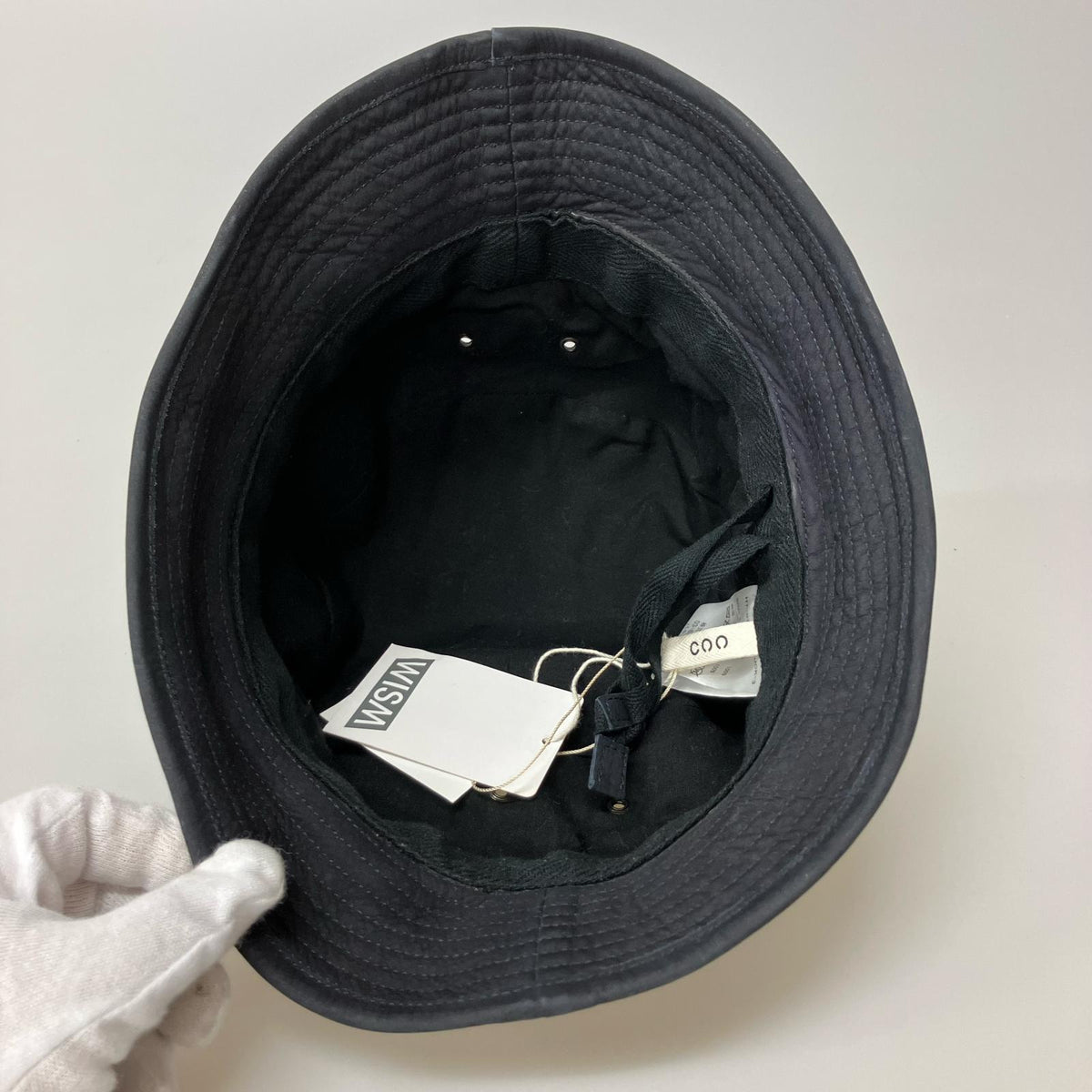 ハット CCU LEATHER NUBUCK HAT ブラック
