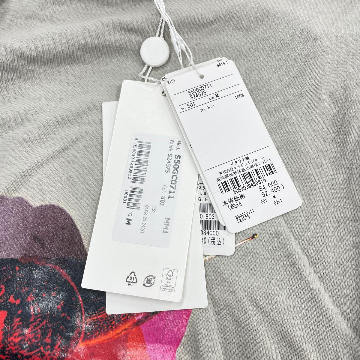 半袖Tシャツ 25SS Snail Print T-Shirt M M