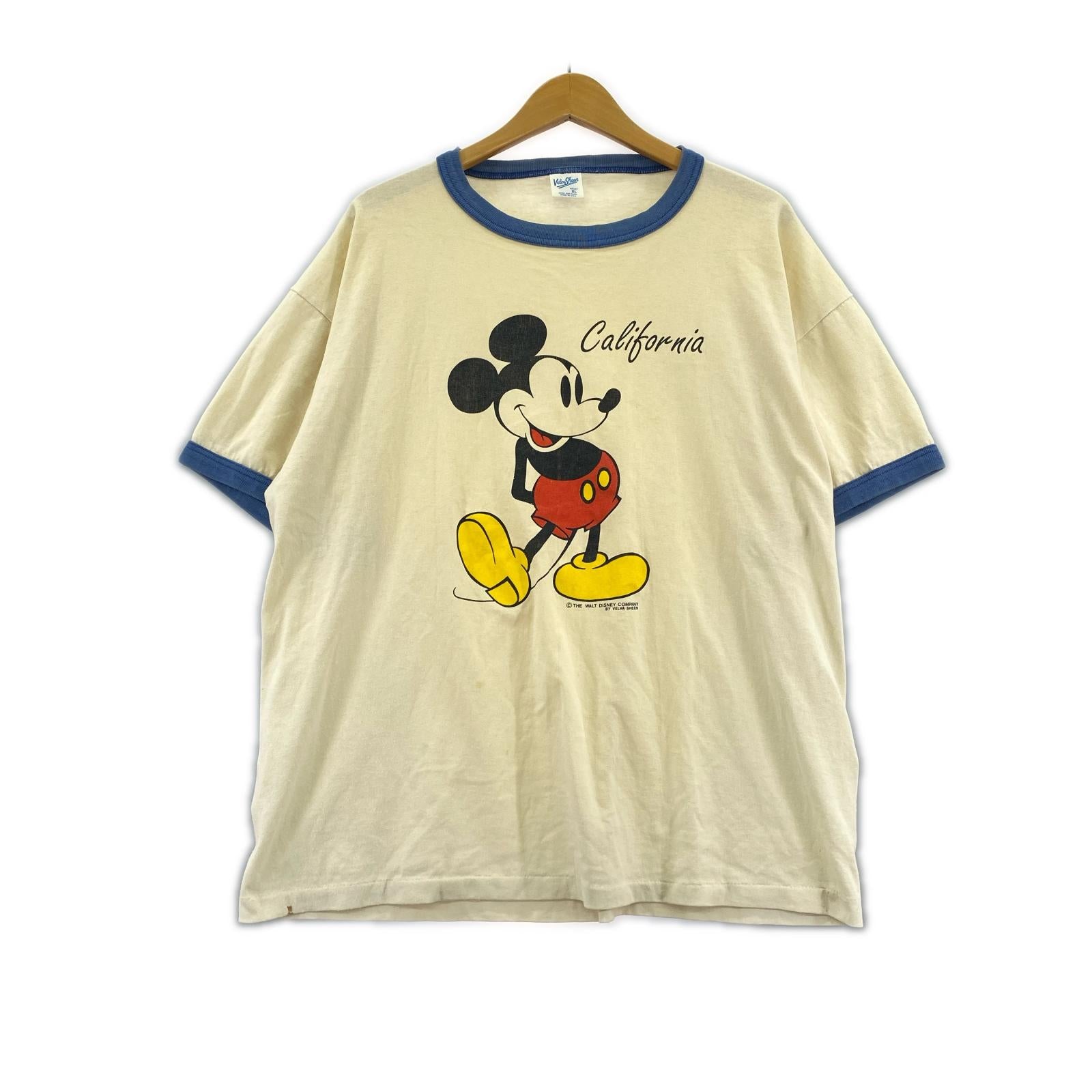 半袖Tシャツ リンガーtシャツ 白 (XL) ホワイト