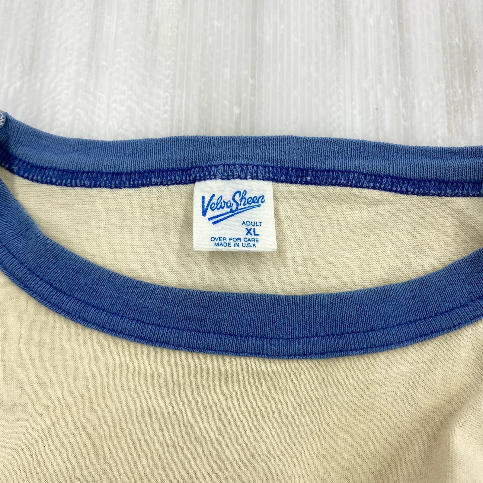 半袖Tシャツ リンガーtシャツ 白 (XL) ホワイト