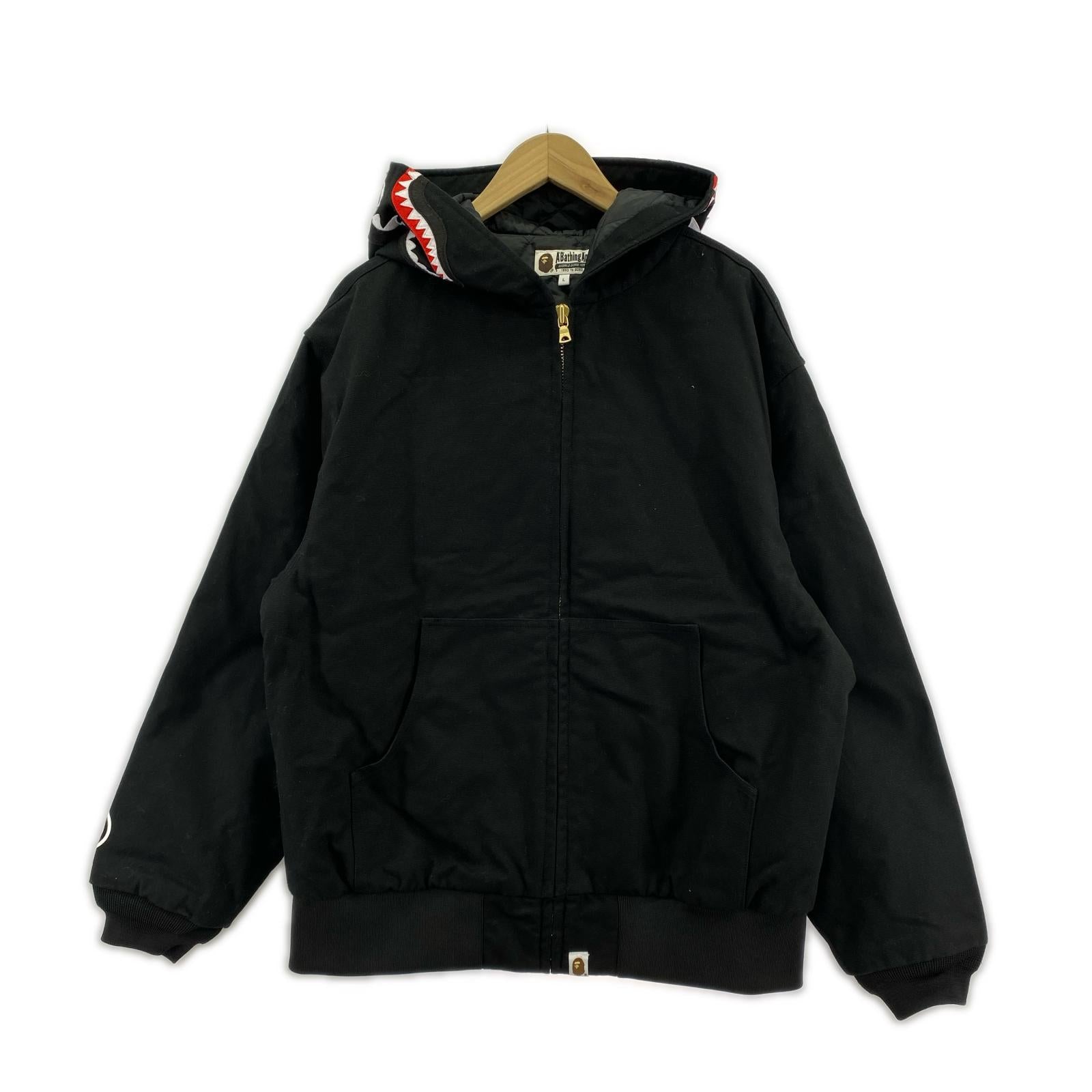 ジャケット SHARK WORK HOODIE JACKET BLK L ブラック