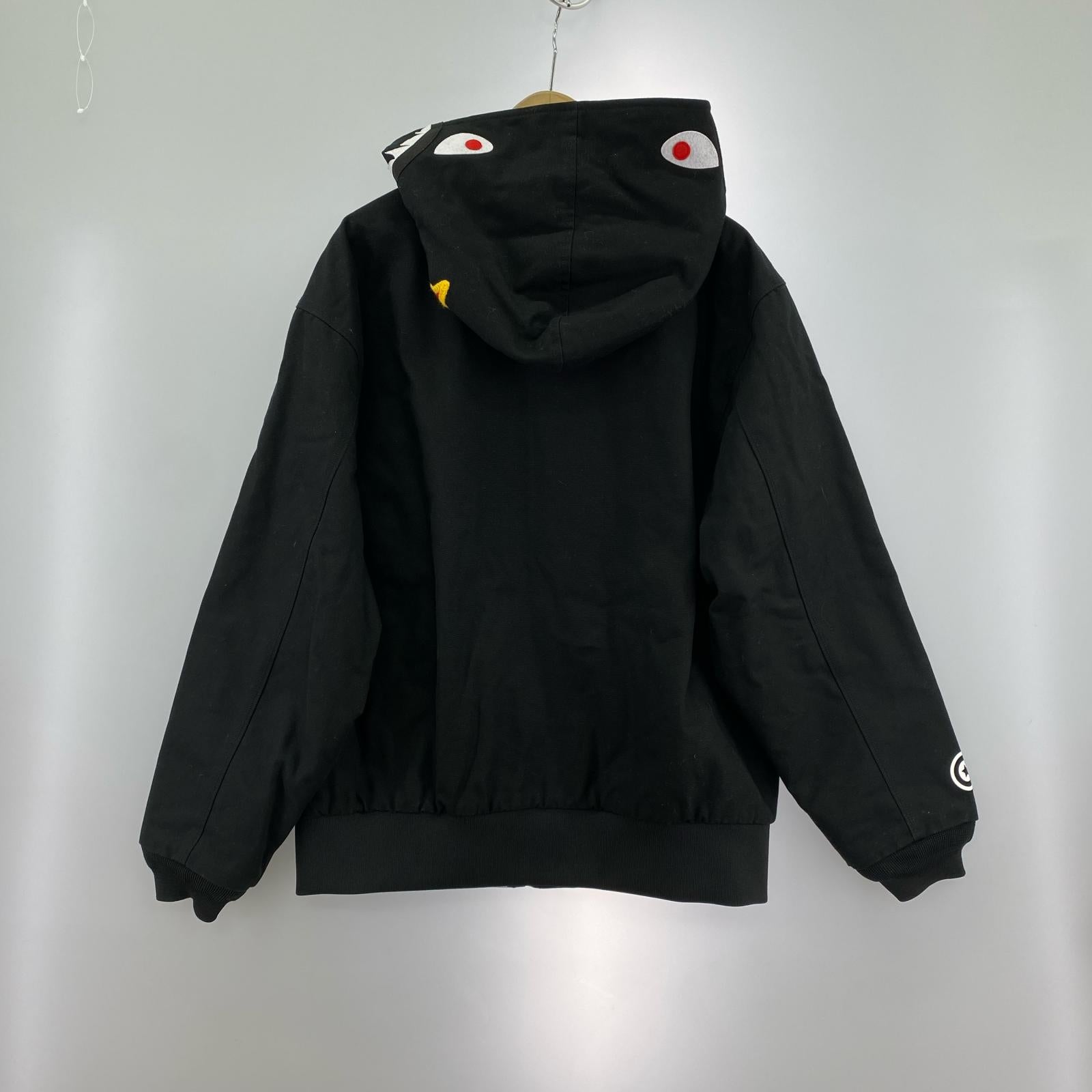 ジャケット SHARK WORK HOODIE JACKET BLK L ブラック