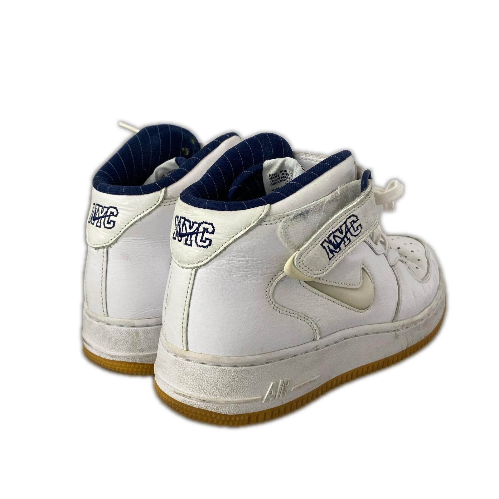 スニーカー AIR FORCE 1 MID QS NYC 27.5cm 27.5cm (US9 1/2 UK9 EU45) ホワイト