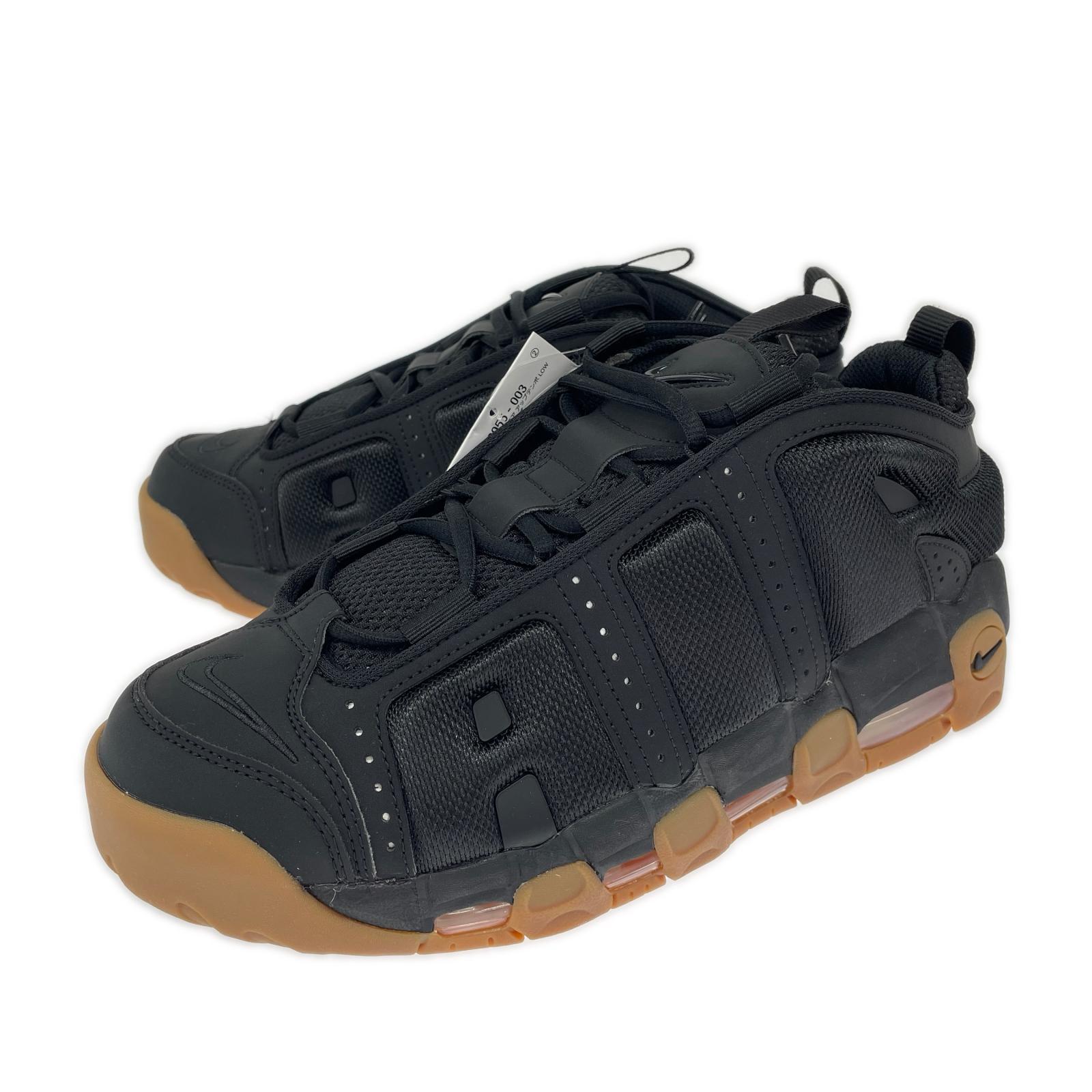 スニーカー AIR MORE UPTEMPO LOW/28cm 28cm (US10 UK9 1/2 EU46) ブラック