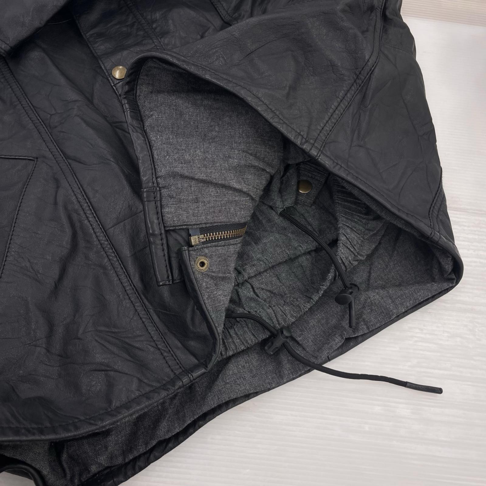 レザージャケット yoused Drivers Leather Jacket(1) 1 ブラック