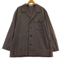 ジャケット ISSEY MIYAKE ステッチデザインジャケット 茶 ブラウン