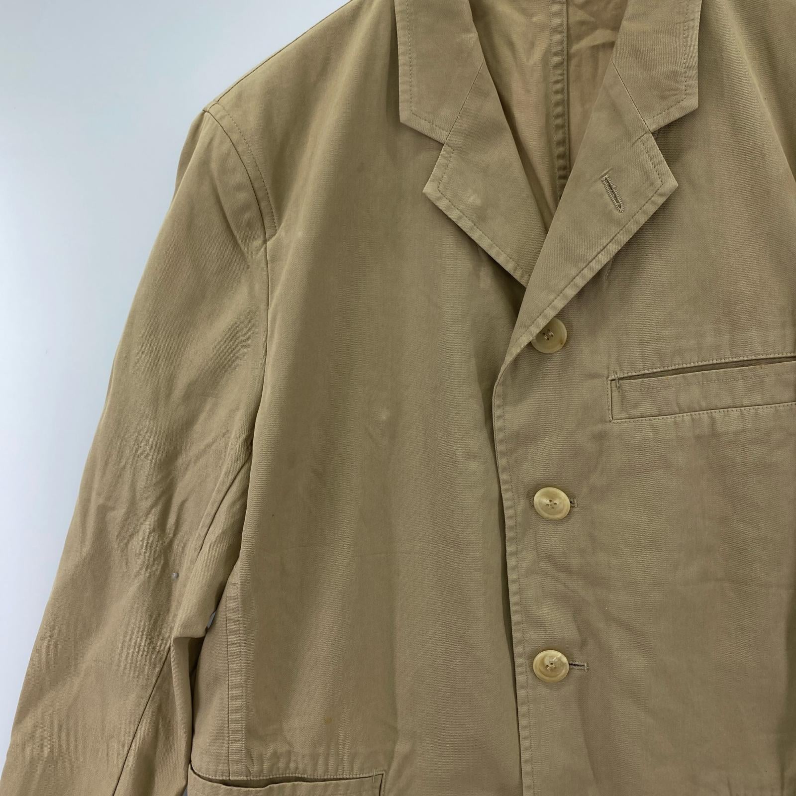 ジャケット ISSEY MIYAKE コットンテーラードジャケット ベージュ ベージュ