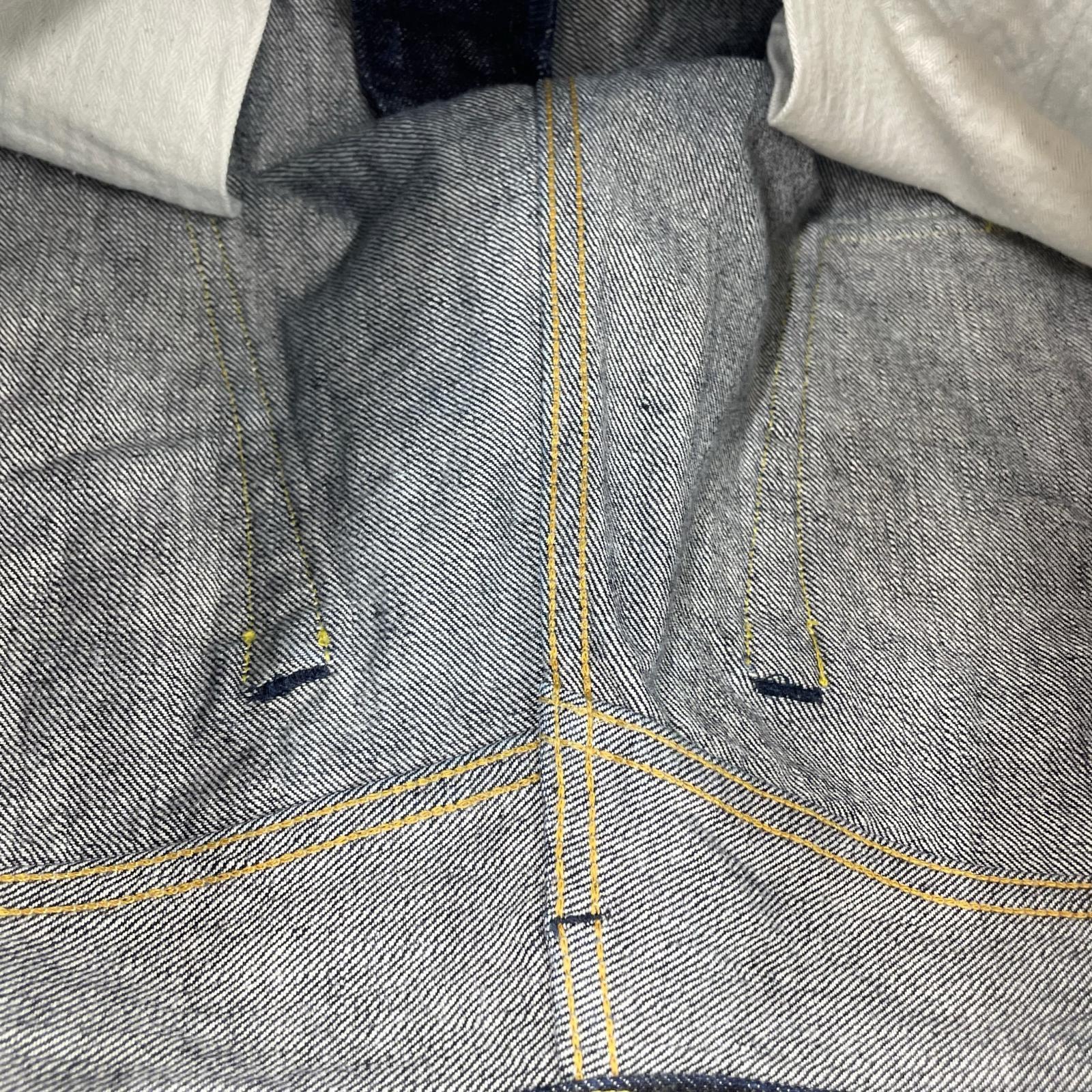 デニムパンツ DENIM REGULAR STRAIGHT 36 ネイビー