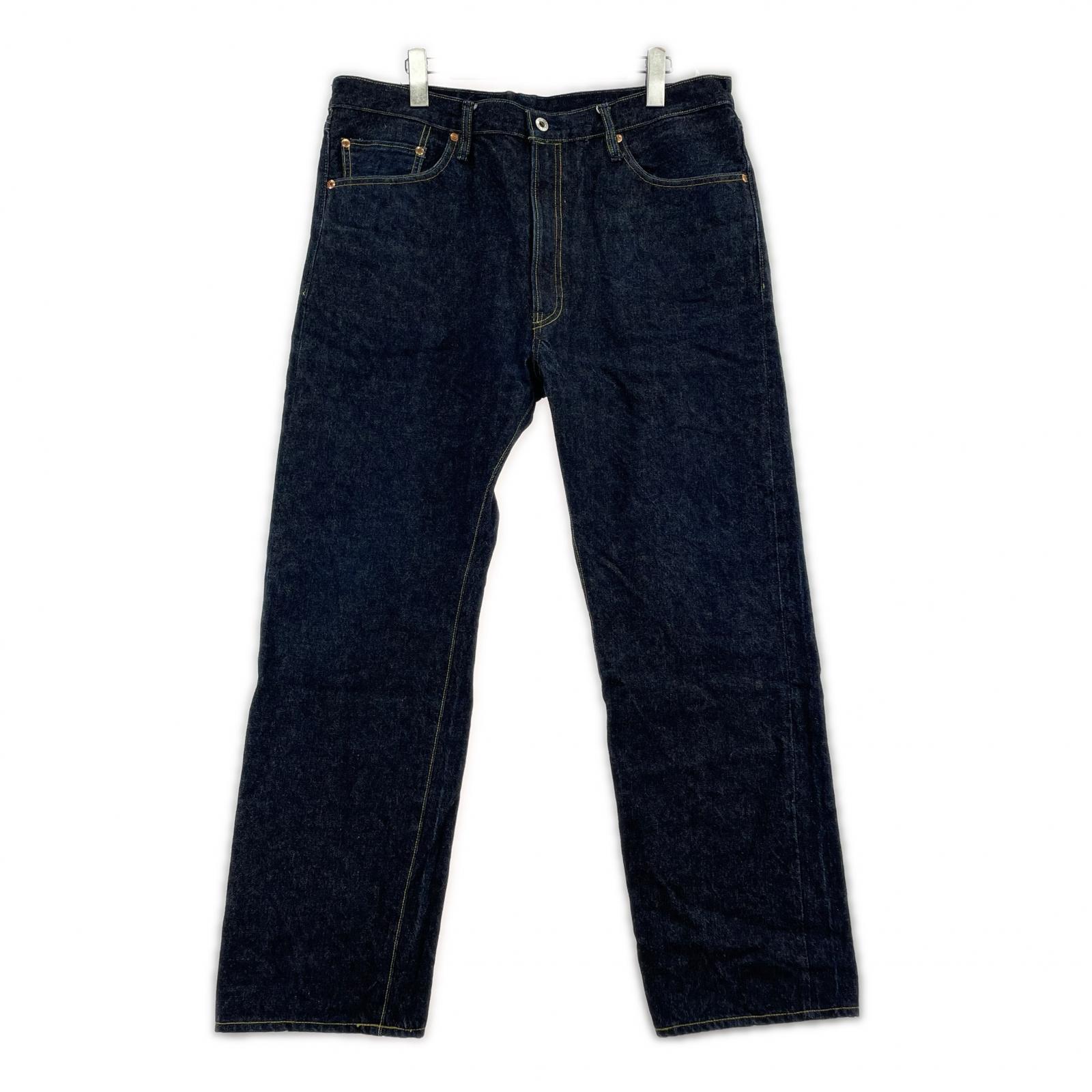 デニムパンツ DENIM REGULAR STRAIGHT 36 ネイビー