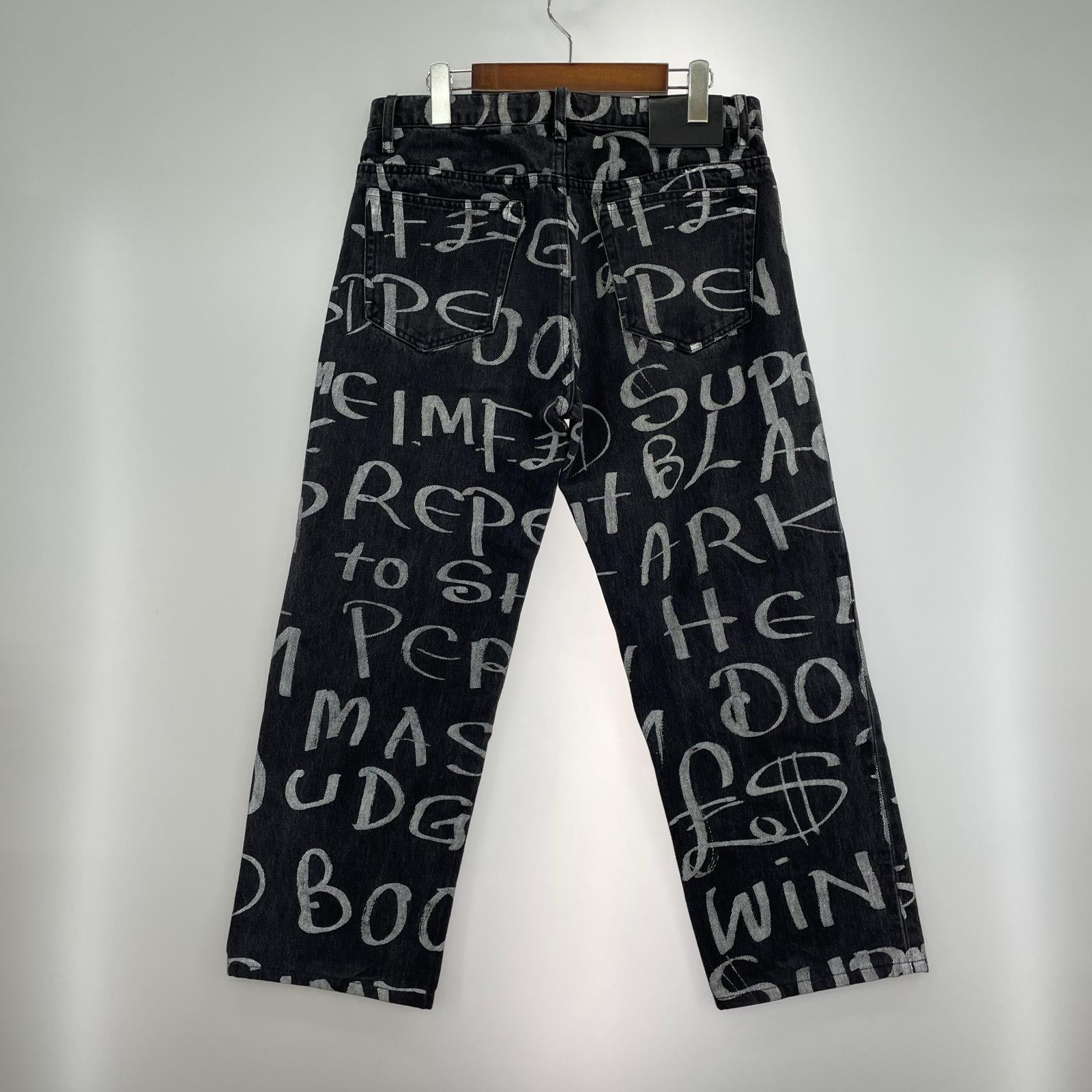 デニムパンツ black ark regular jean (32) 30 ブラック