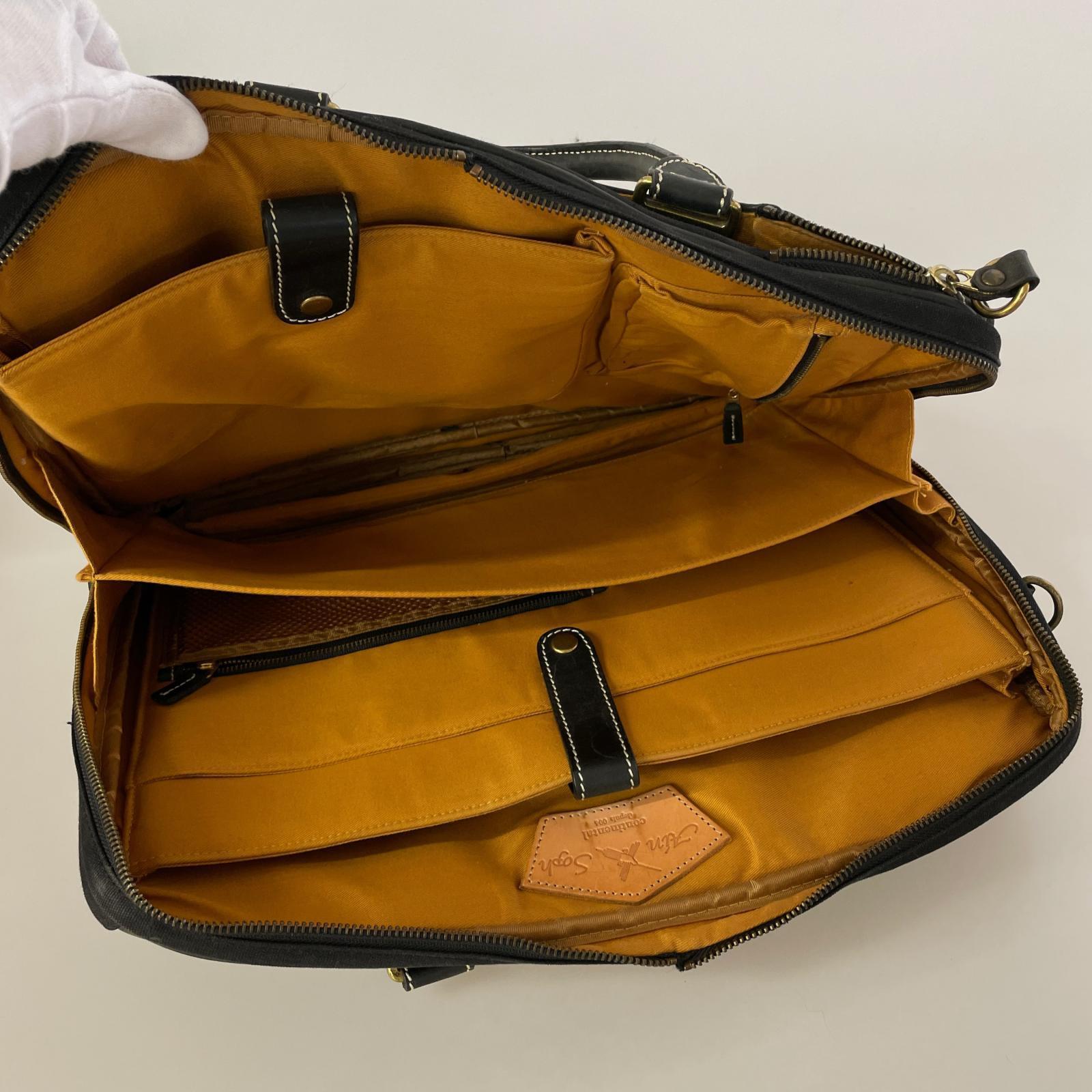 ショルダーバッグ AinSoph アインソフ 2Way レザー 黒 ブラック