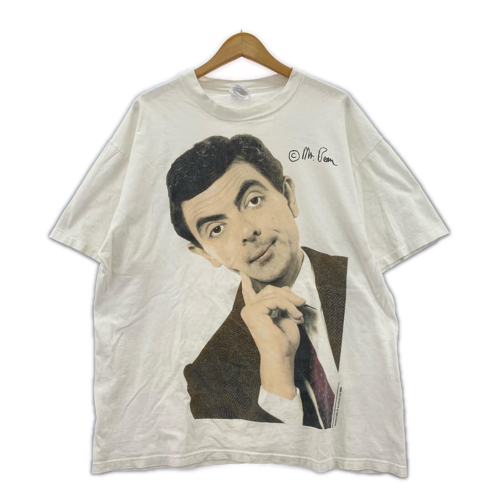 半袖Tシャツ 90s Mr.Bean Hanesボディ 白 (XL) ホワイト
